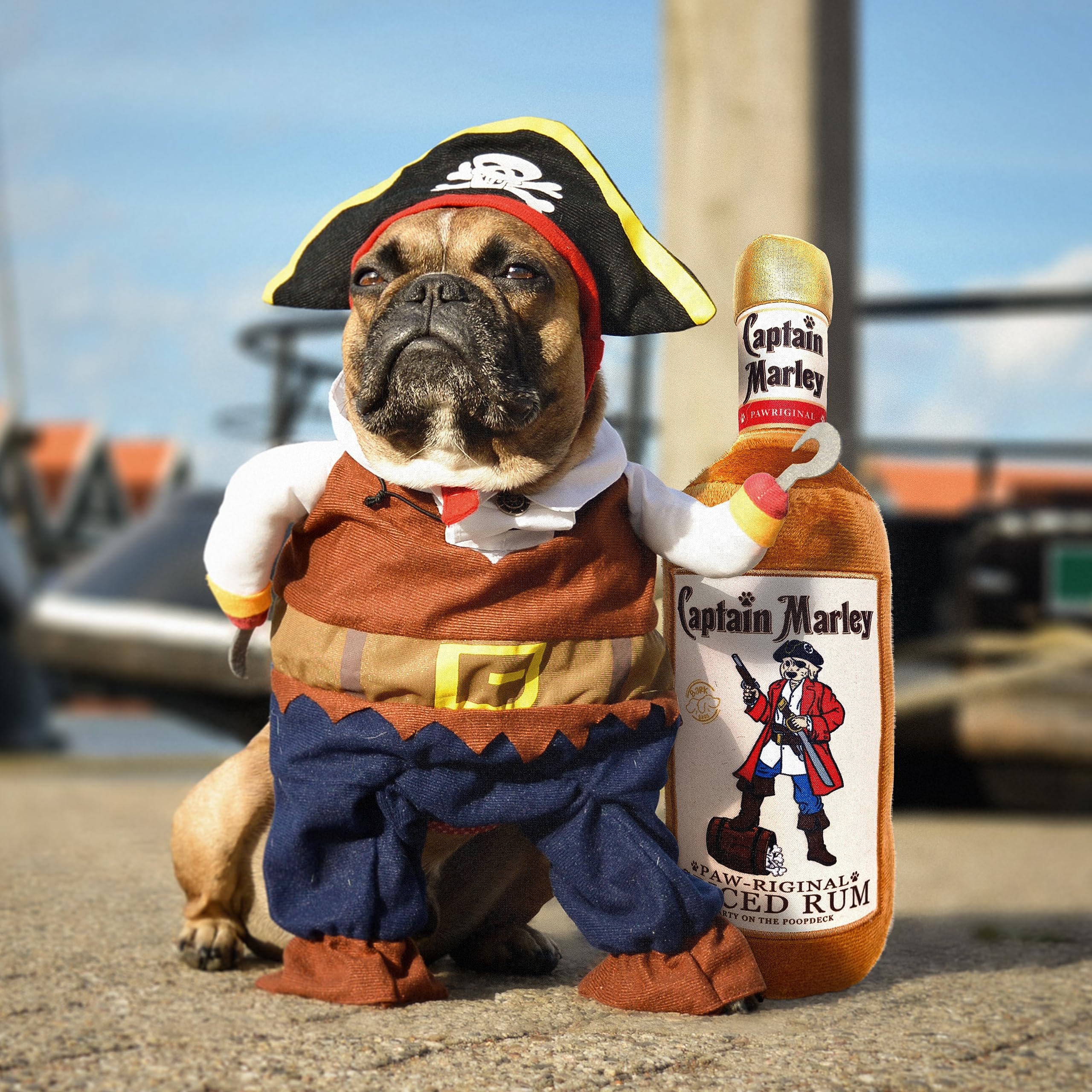 Bark Bros - Liquor Bottle Dog Toy - Plush Squeaky Dog Toys Funny Drink Parody - Alcohol Dog Toy - Dog Birthday Toy - Cute Dog To