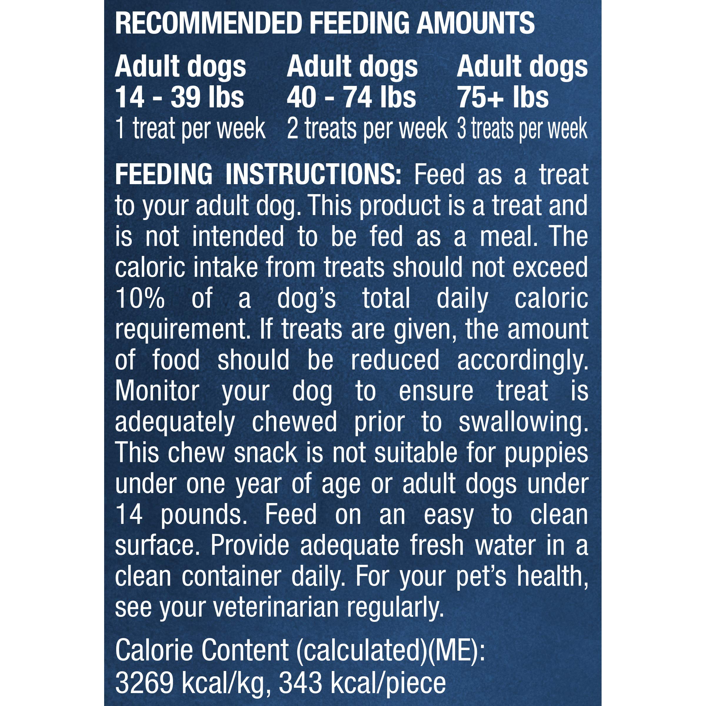 Purina Busy Bone Made in USA Facilities, Long Lasting Small/Medium Breed Adult Dog Chews, Peanut Butter Flavor - 6 Count (Pack o