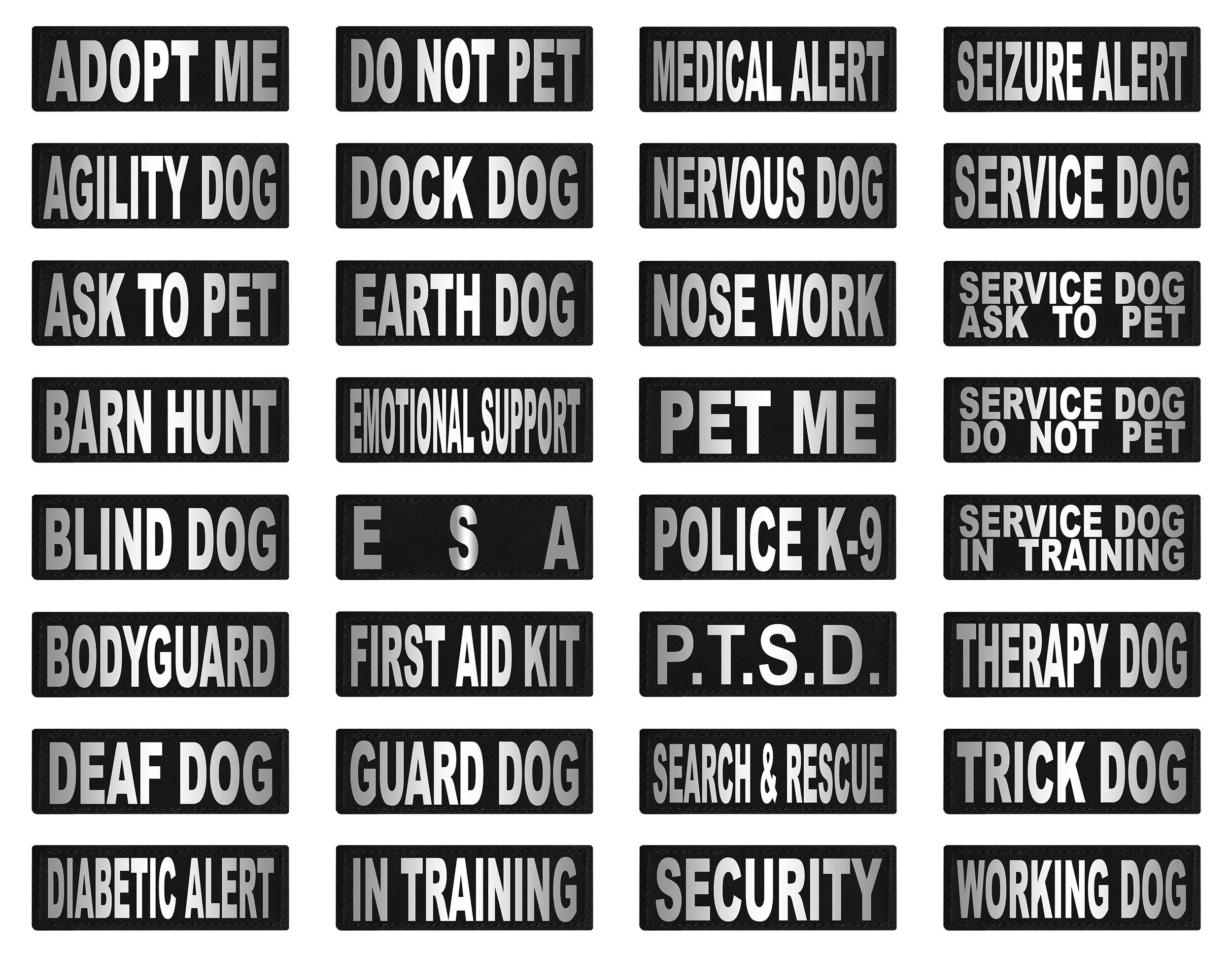 Dogline Pet Me Removable Patches, Small/Medium