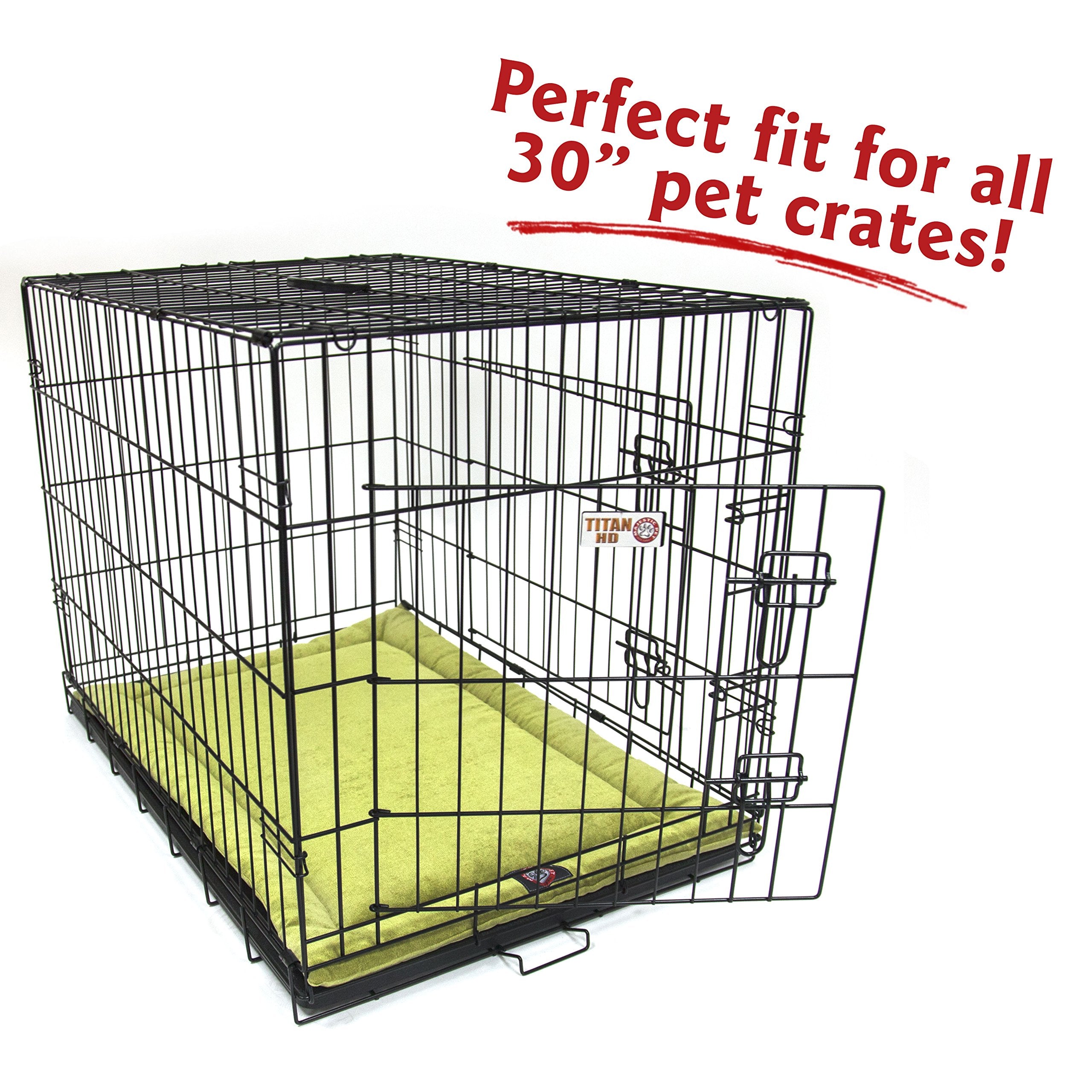 30' Villa Green Apple Crate Dog Bed Mat By Majestic Pet Products