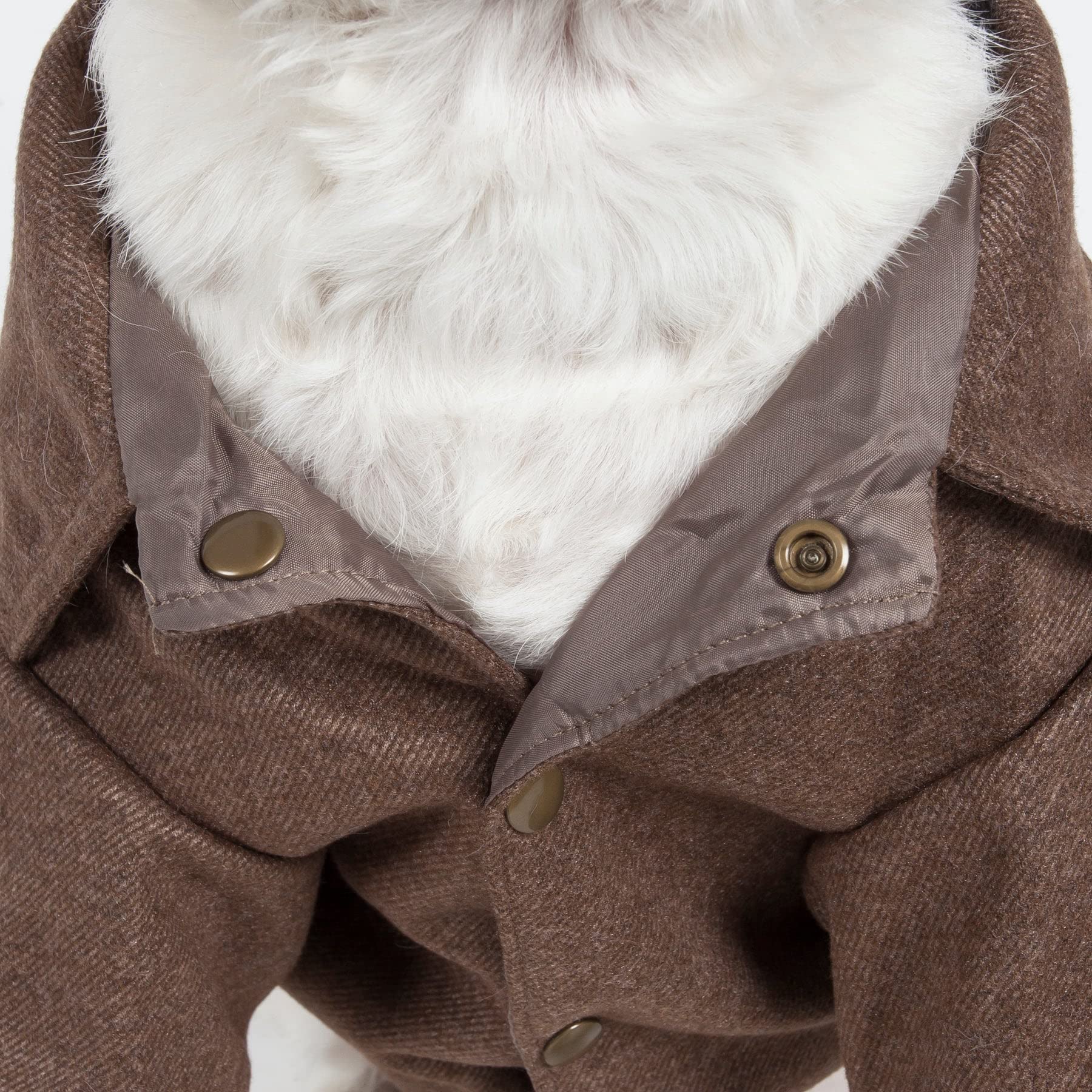 Pet Life Galore Back-Buckled Wool Fashion Dog Jacket - Designer Winter Dog Coat for Small Medium and Large Dogs
