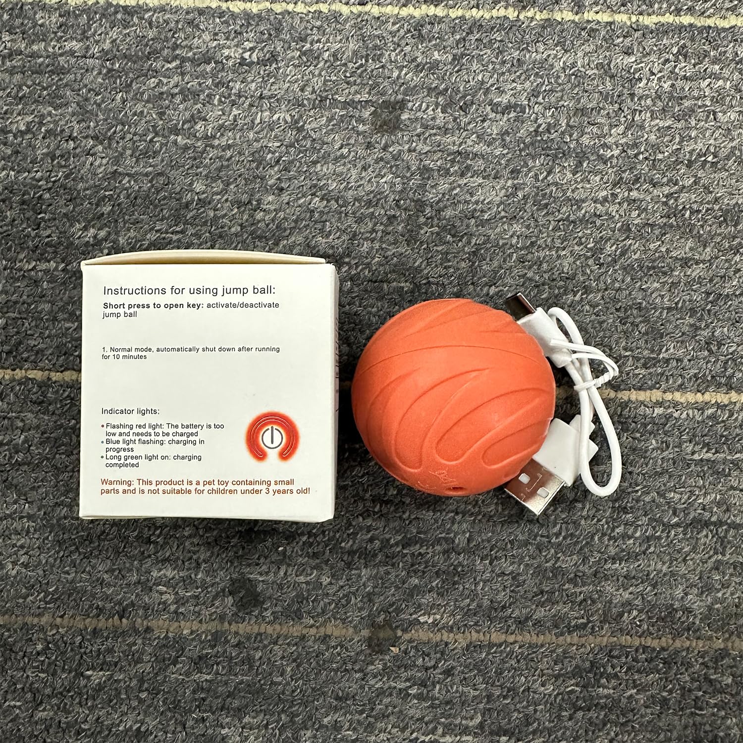 Gshlgao Smart Jumping Ball For Dogs,Smart Jumping Ball Dog Toy,Shaky Balls Toy For Dogs,Vibrating Dog Balls,Bouncingball Fordog,