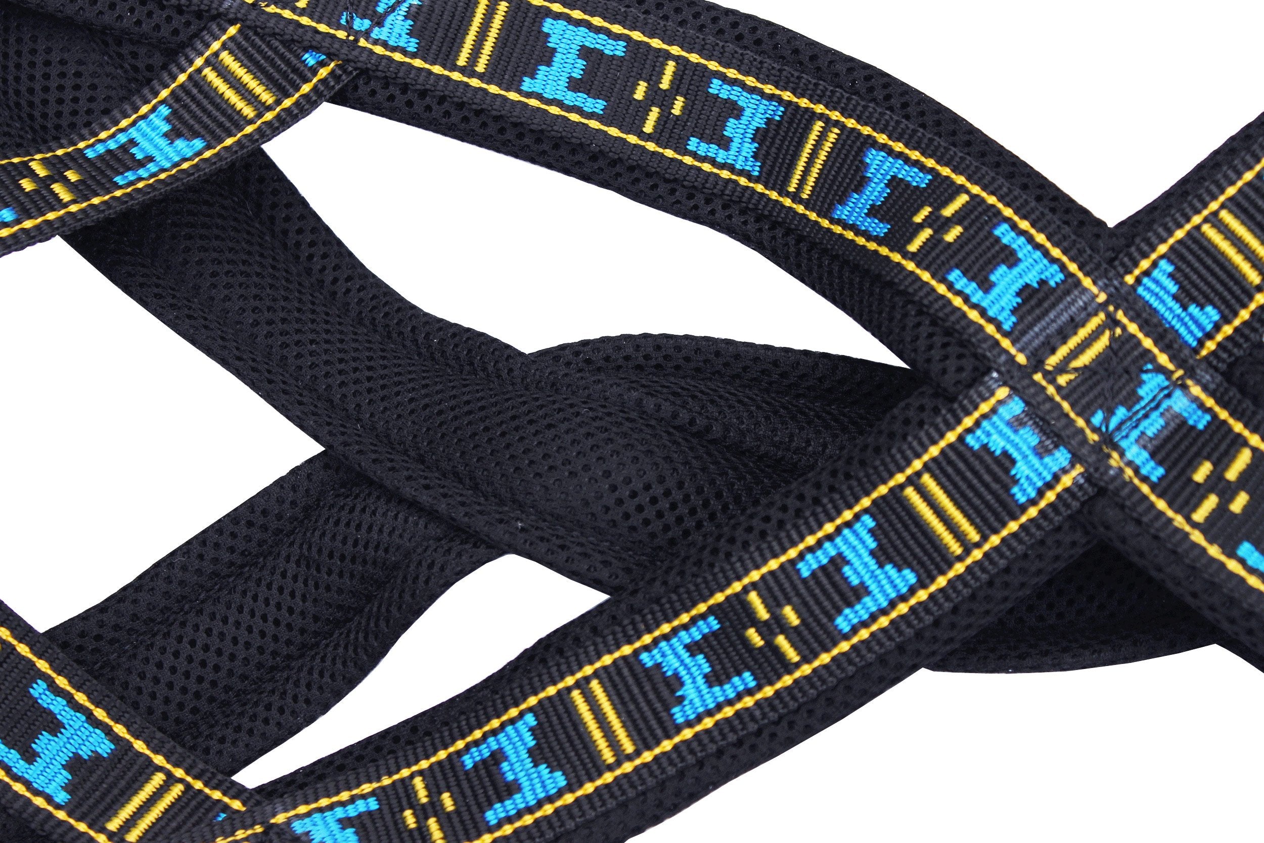 Weight Pulling Sledding Dog Harness X-Back Style Black Medium, 19.5' Neck Circumference