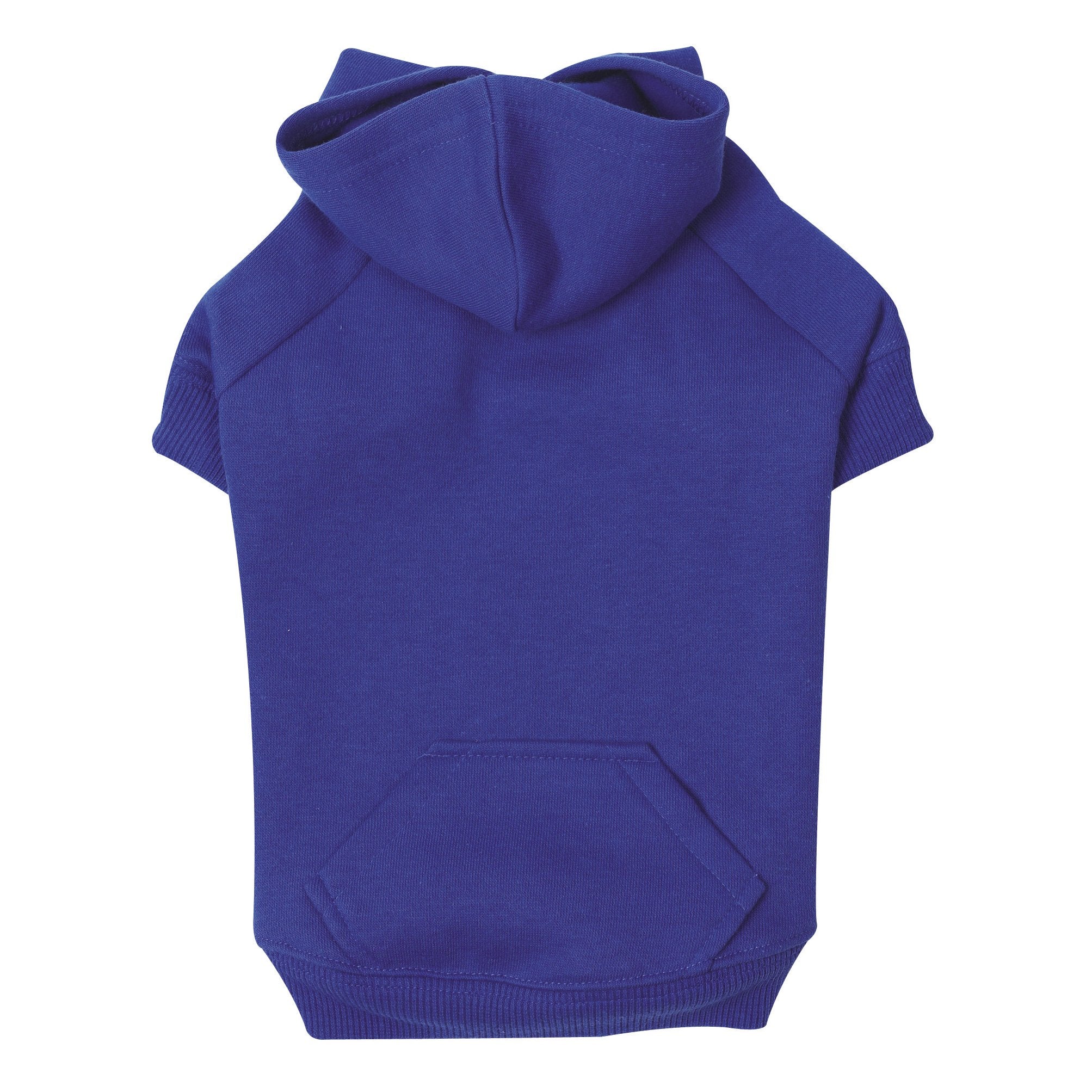 Zack & Zoey Basic Hoodie For Dogs, 16' Medium, Nautical Blue