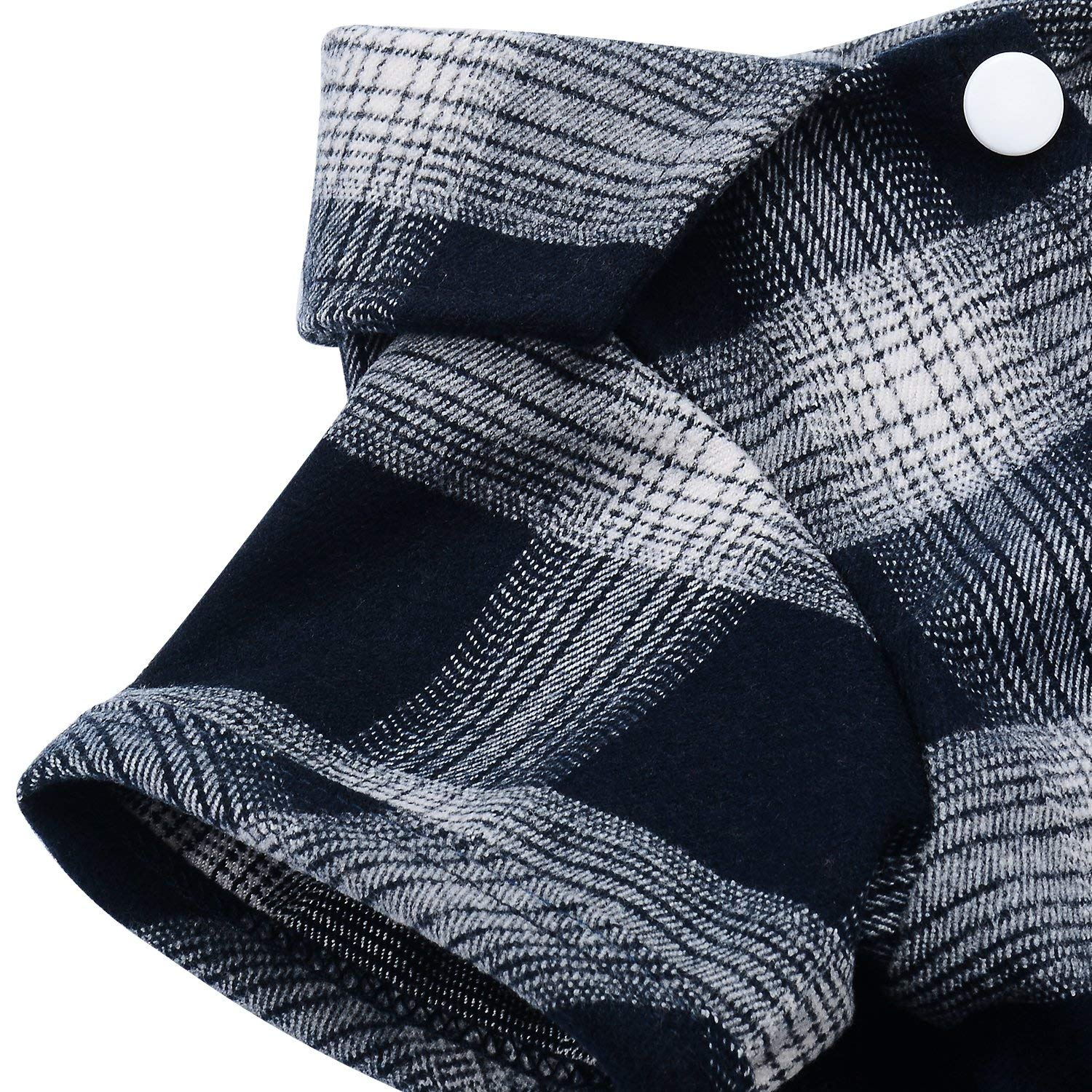 Koneseve Dog Shirt, Pet Plaid Clothes Shirt T-Shirt, Sweater Bottoming Shirt for Small Dog Cat Puppy Grid Adorable Wearing Styli
