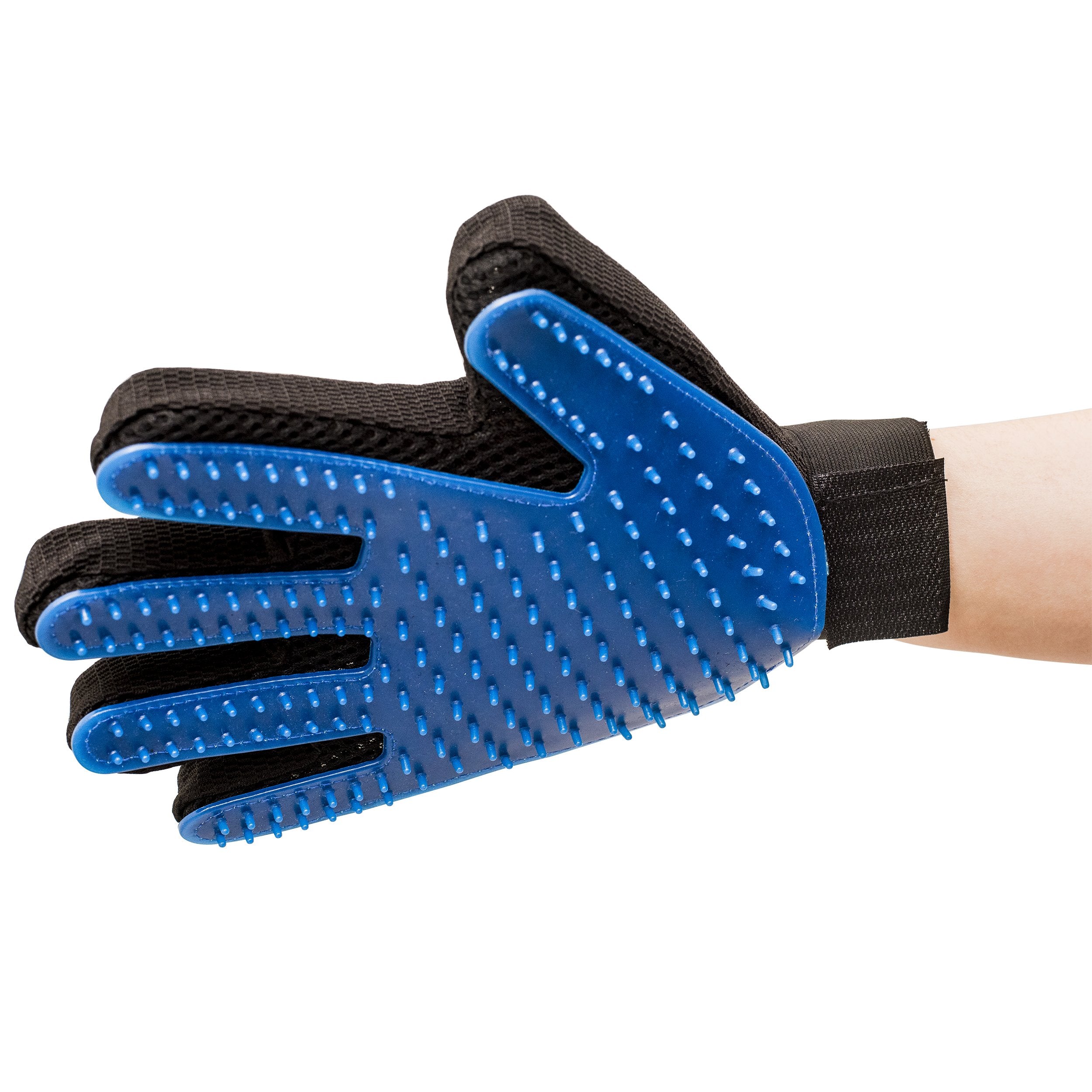 Franklin Sports Pet Supply Shed-Master – Pet Grooming Gloves Gentle De-Shedding – Hair Remover – Dogs & Cats – Long & Short Hair – Furniture Pet Hair Remover Multi
