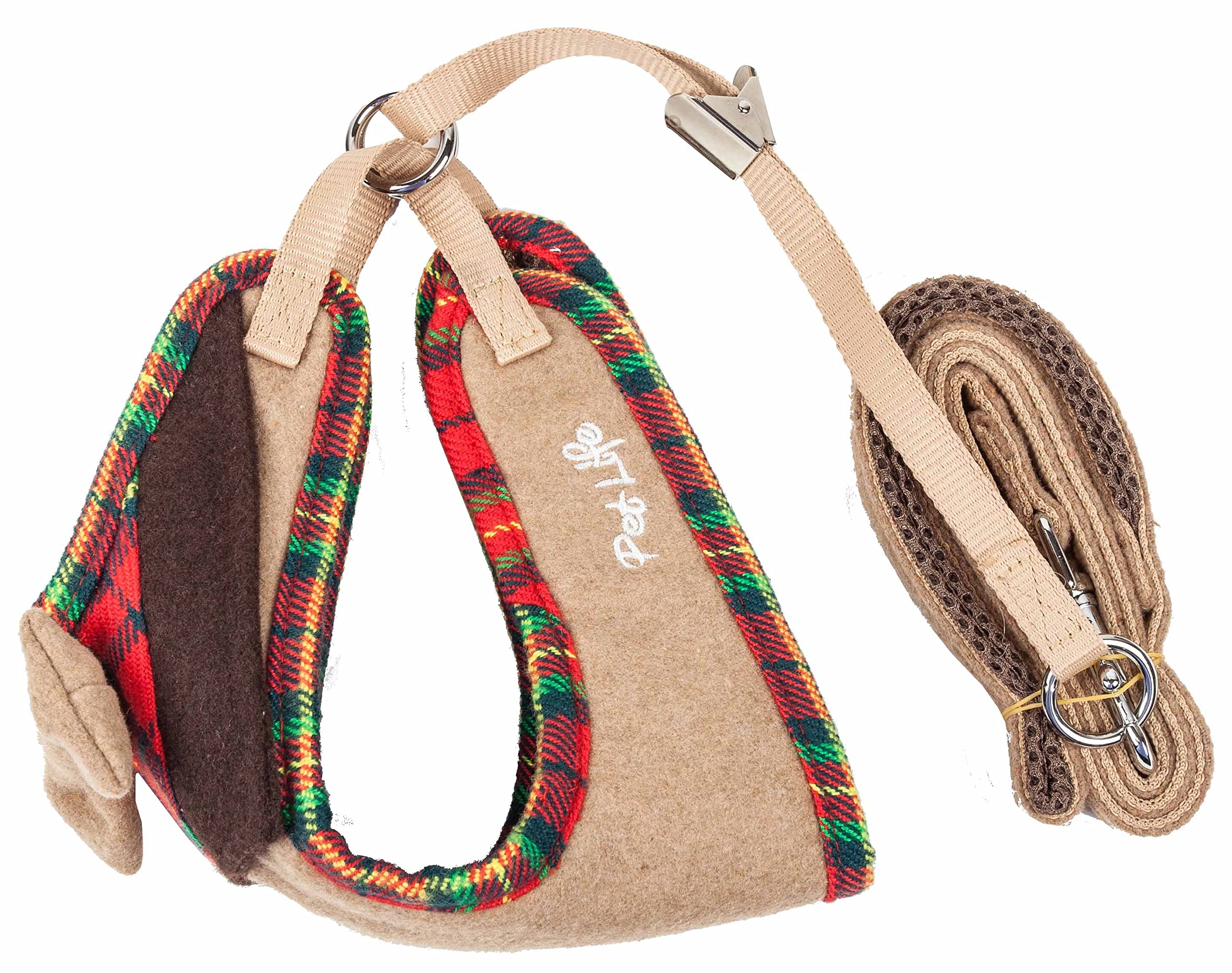 Pet Life ® Luxe Collection Dapperbone 2-In-1 Adjustable Fashion Dog Harness And Leash With Dog Bowtie By Collar - Pet Harness With Reversible Breathable Mesh And Alloy Dog Leash Attachments