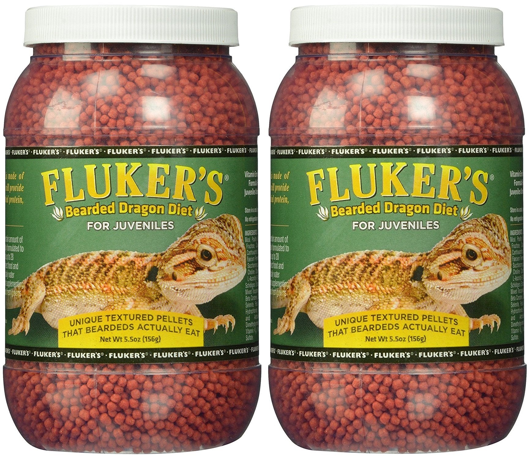 Fluker Labs SFK76031 Juvenile Bearded Dragon Diet Food (2 Pack)