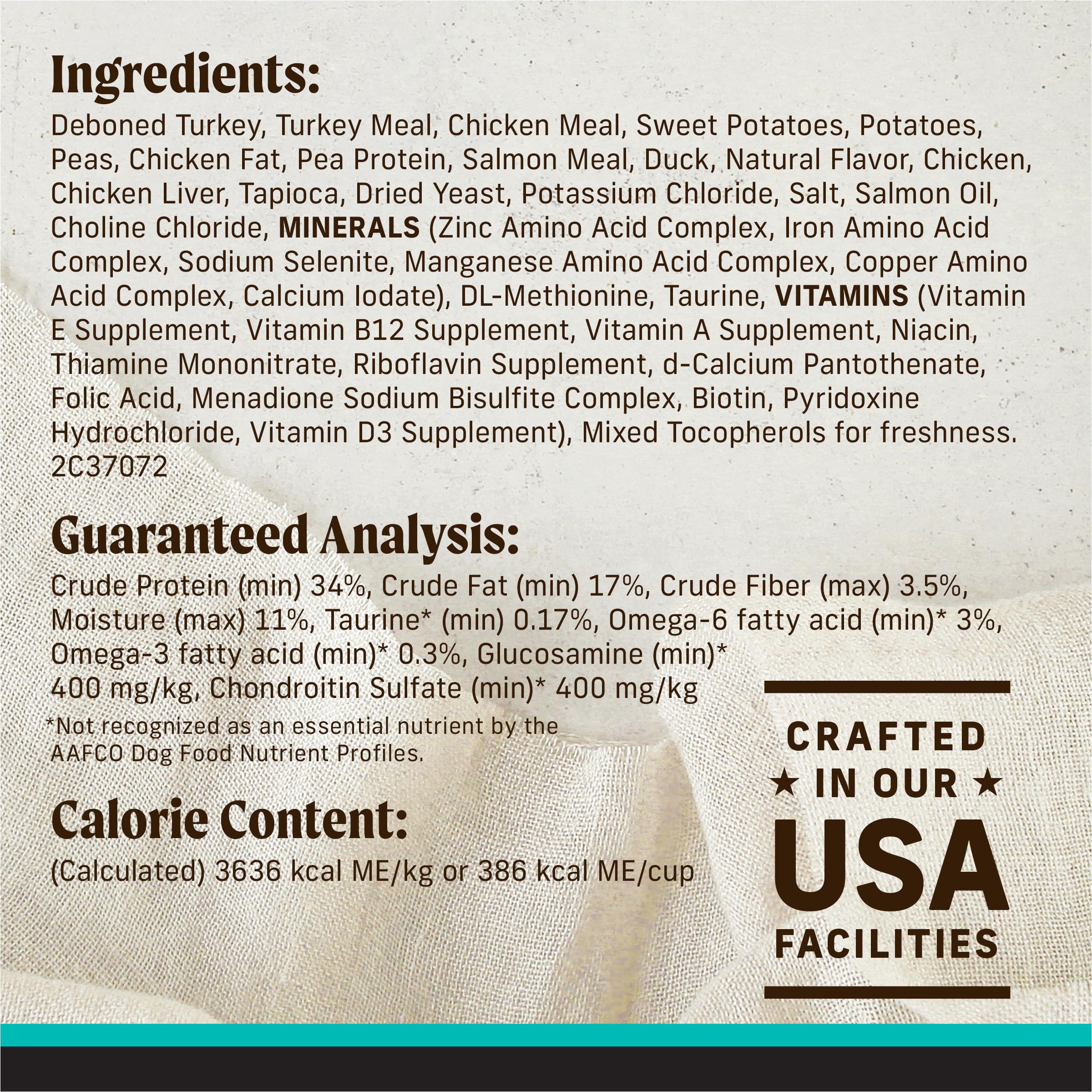 Merrick Backcountry Grain Free Dry Adult Dog Food, Kibble With Freeze Dried Raw Pieces, Game Bird Recipe - 20.0 lb. Bag