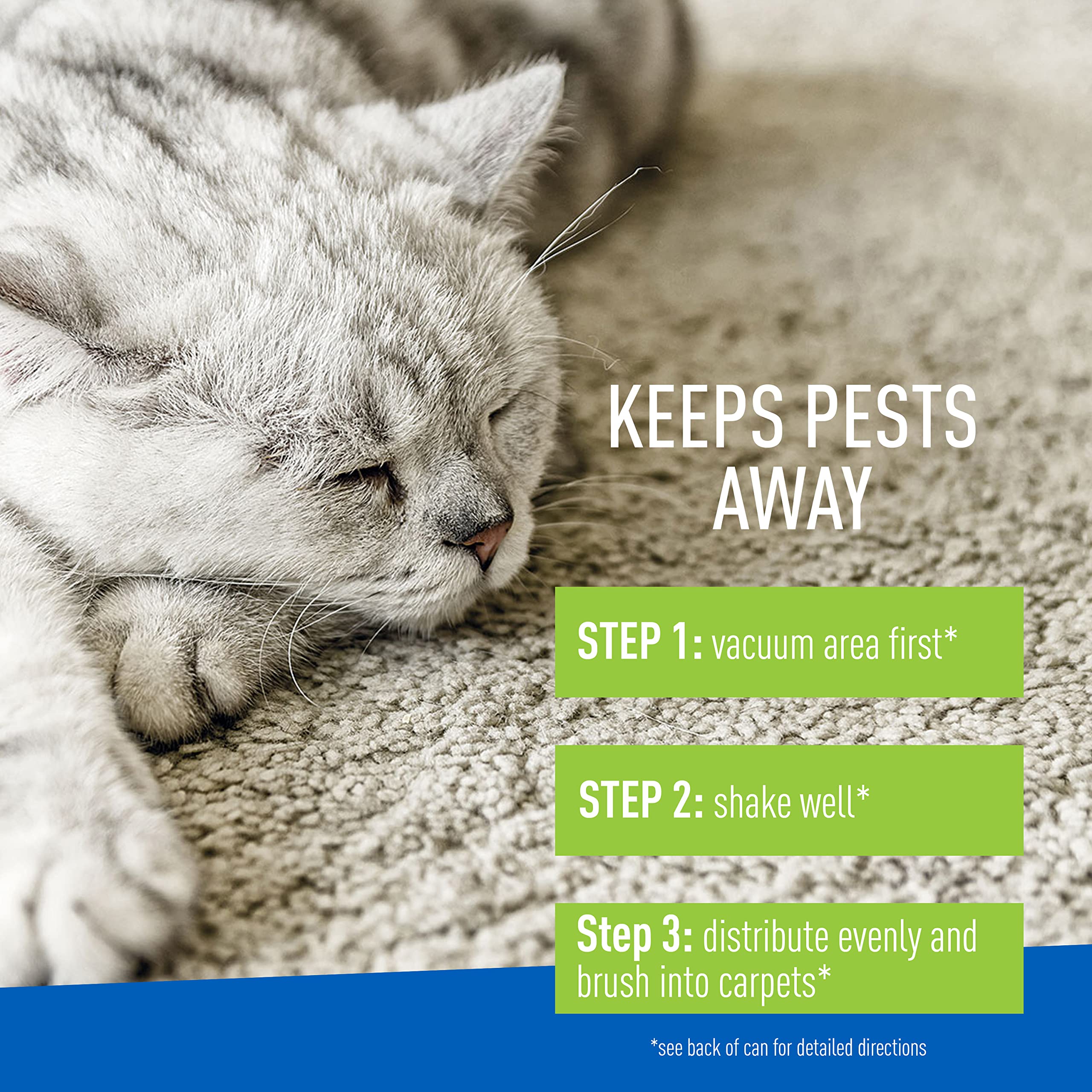 ADAMS Plus Carpet Powder, Kills Fleas and Ticks On Contact, Kills All Stages of the Flea Life Cycle, 30 Day Protection, Freshens