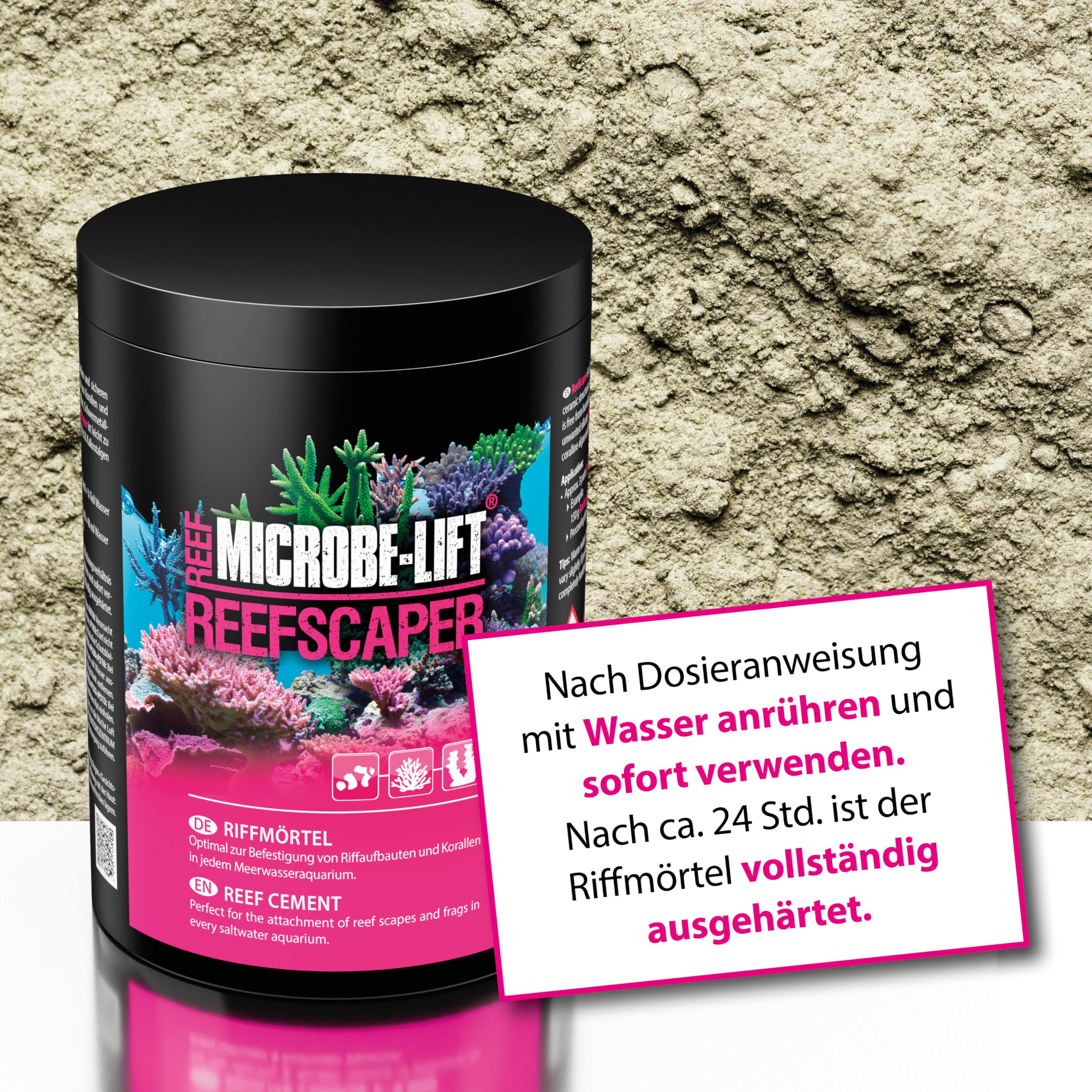 Microbe-Lift - Reefscaper | Reef Mortar, Coral Glue, Perfect For Fixing Reef Superstructures, Corals And Offshoots In Any Marine