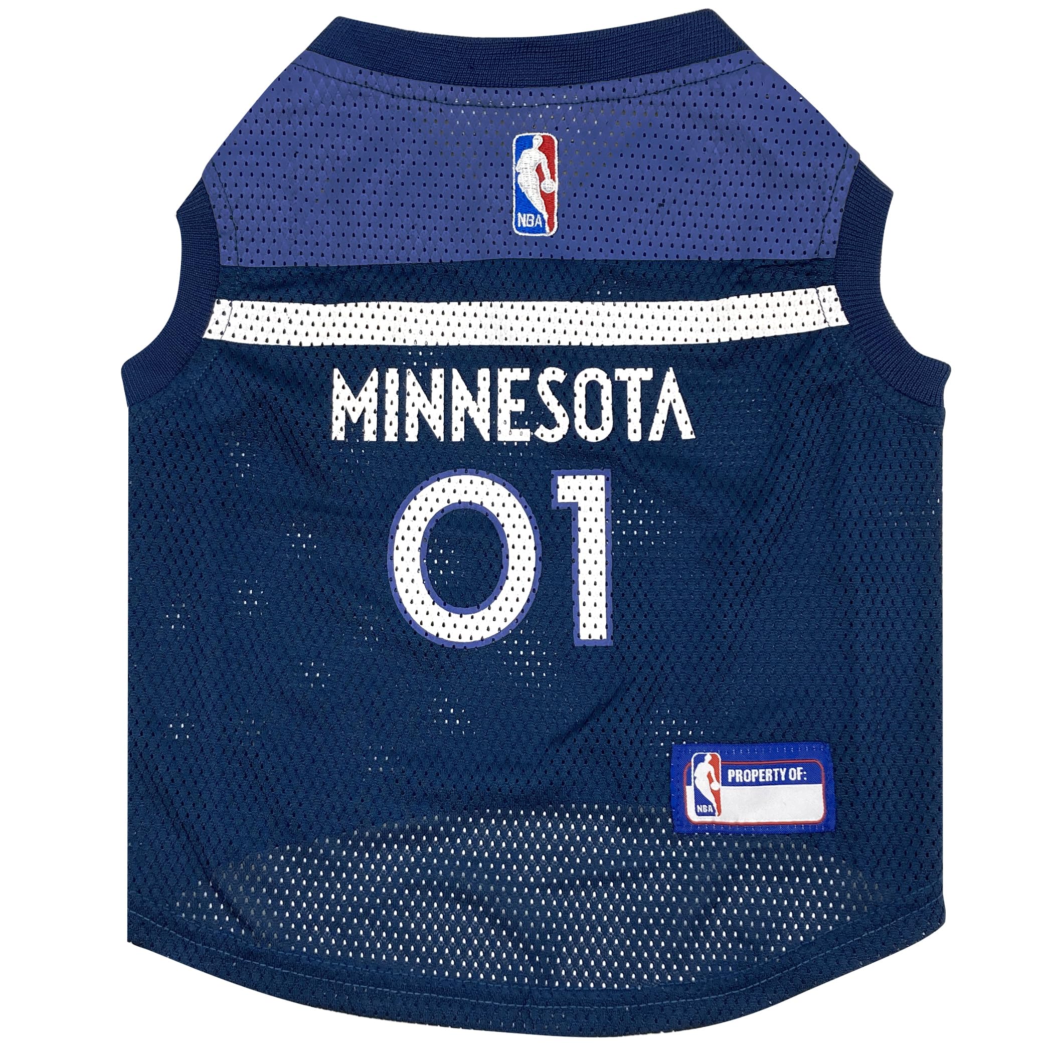 Pets First NBA Minnesota Timberwolves Dog Jersey, X-Large - Tank Top Basketball Pet Jersey