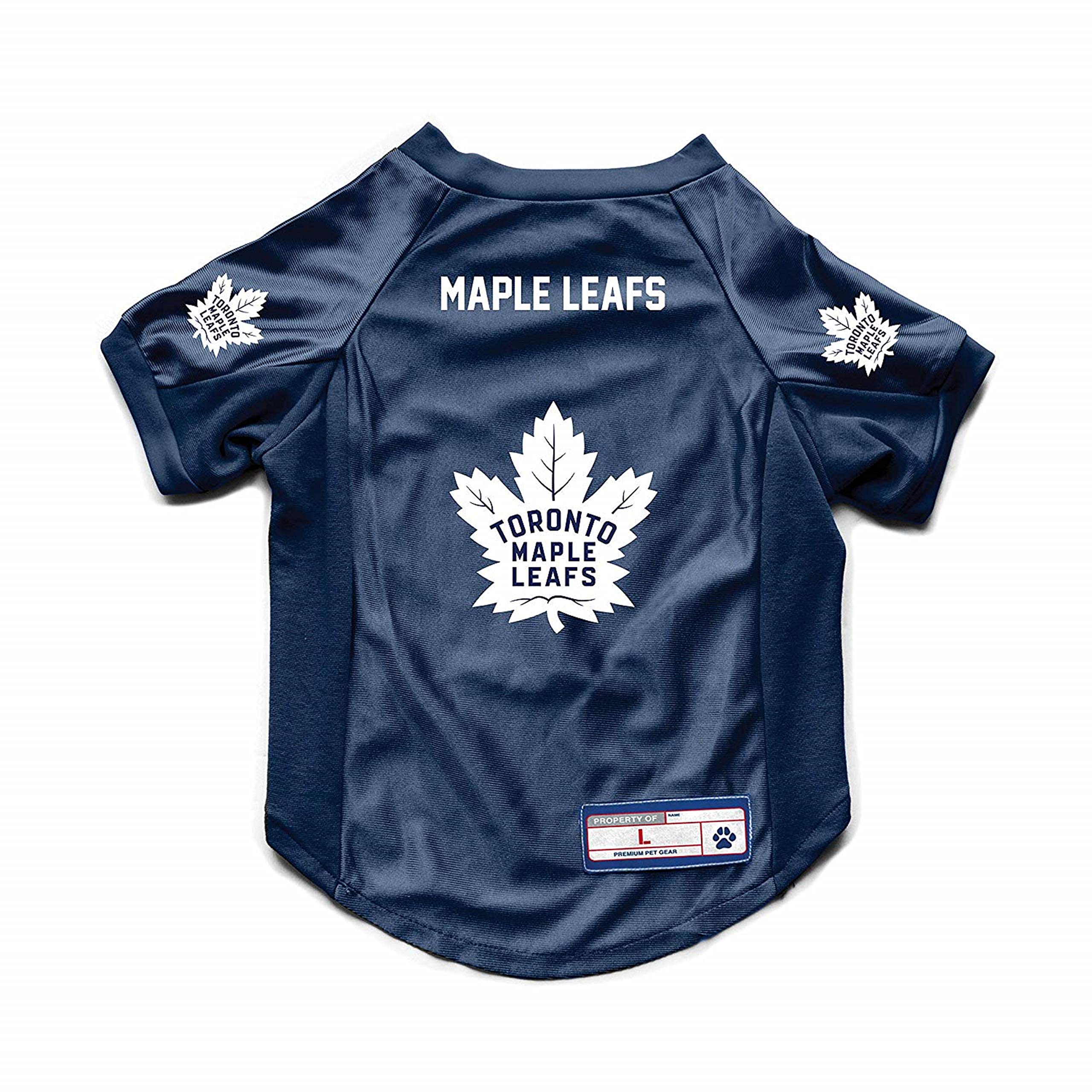Littlearth Toronto Maple Leafs NHL Stretch Pet Jersey for Big Dogs - Team Color, Durable, Comfortable, Perfect for Fans