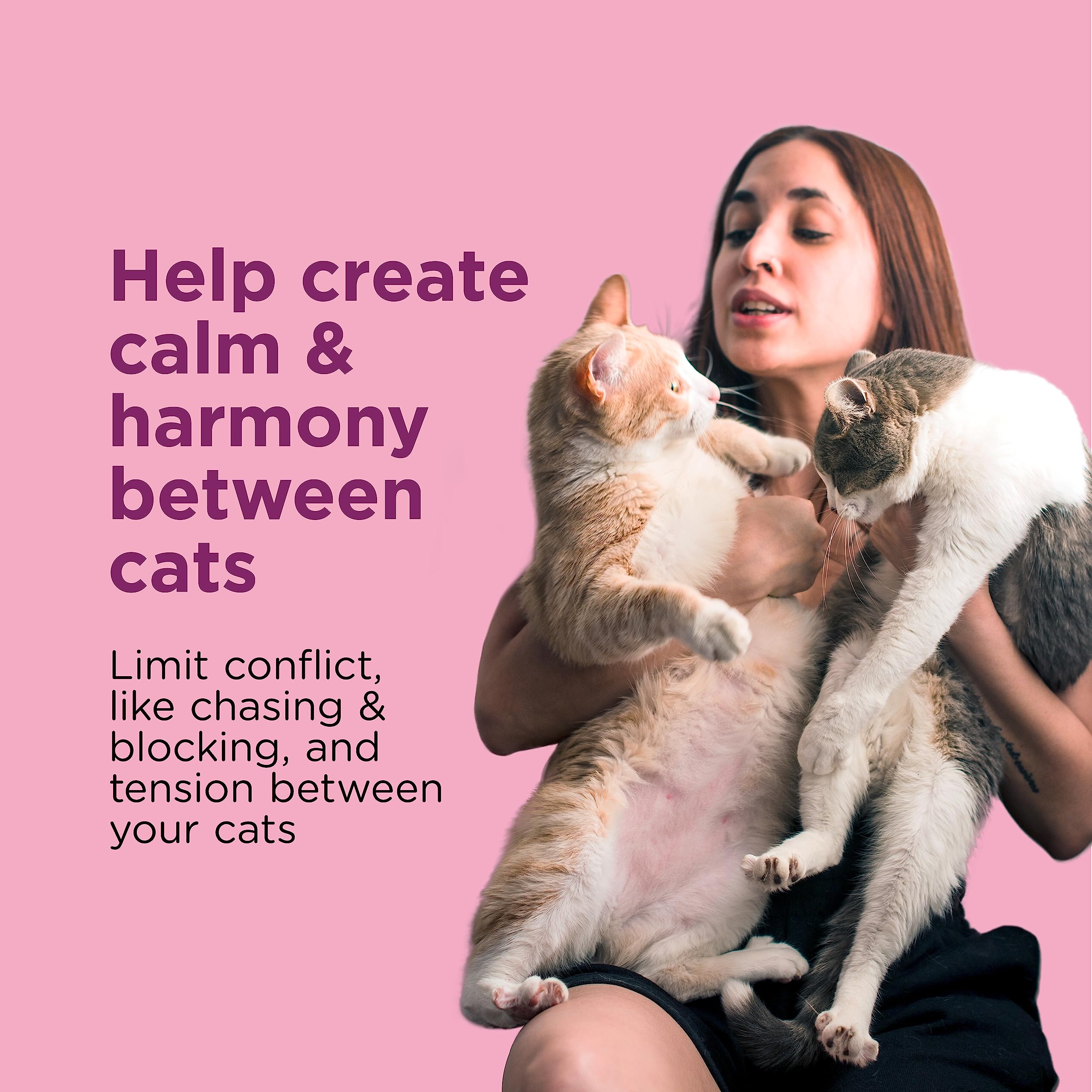 Comfort Zone Multi-Cat Pheromone Diffuser: 60 Day Starter Kit (1 Diffuser & 2 Refills)