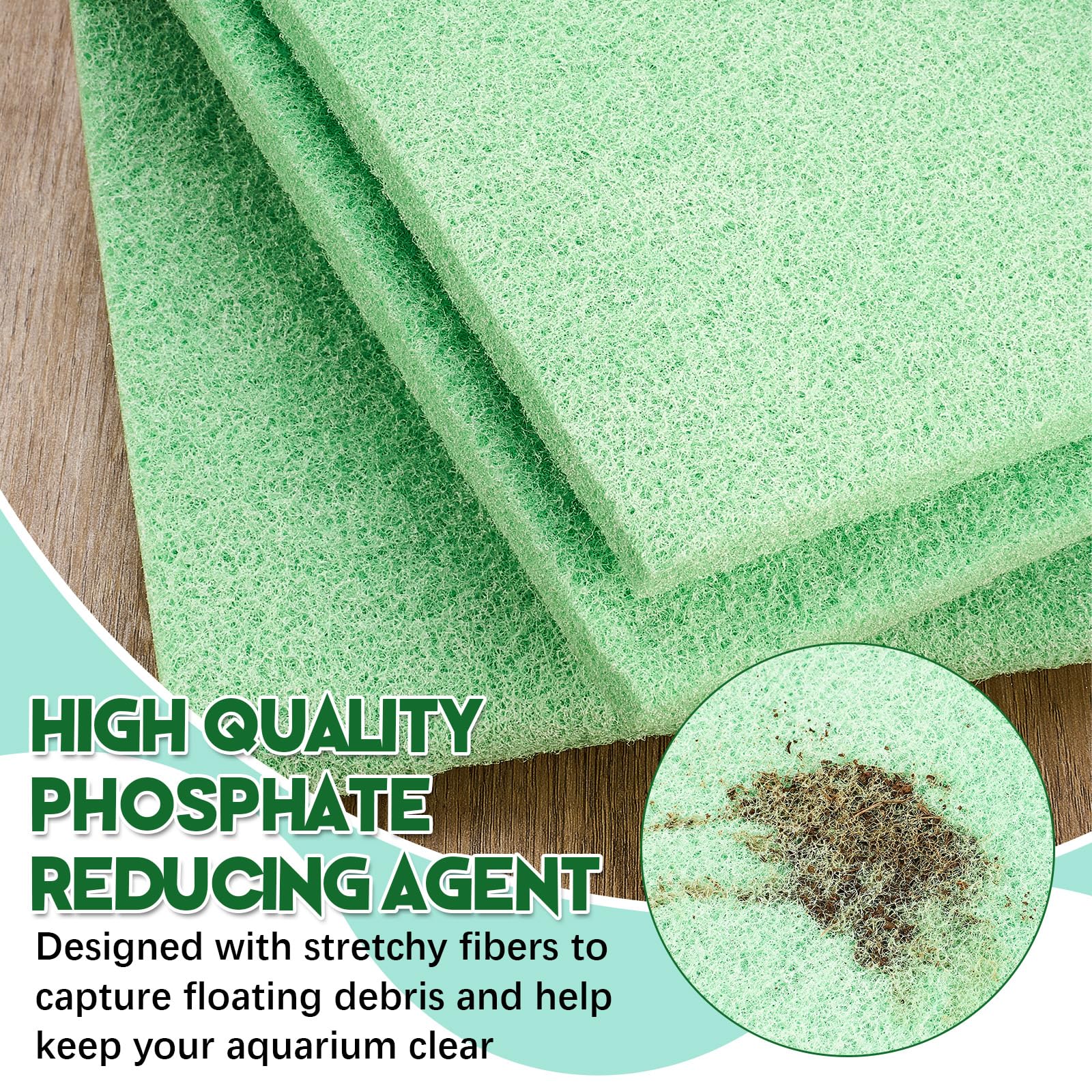 Treela 10 X 18 Inch Phosphate Reducer Filter Pad Fish Tank Filter Pads Phosphate Remover Aquarium Cut To Fit For Aquariums And P