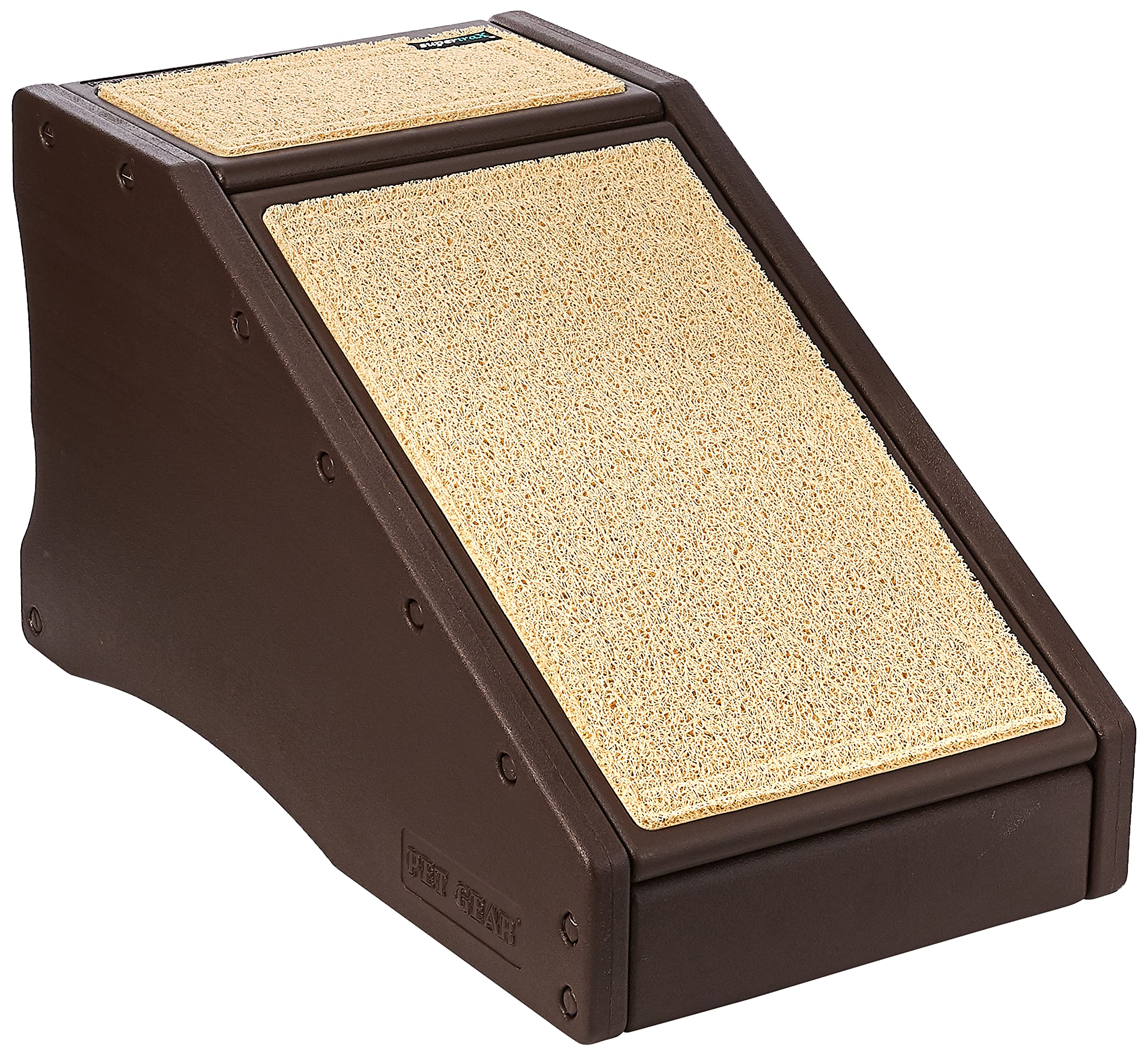 Pet Gear Stramp Stair And Ramp Combination For Dogs/Cats, Easy Step, Lightweight/Portable, Sturdy, Easy Assembly (No Tools Required) 2 Models, 3 Colors,Chocolate,One Size,Pg9916Ch
