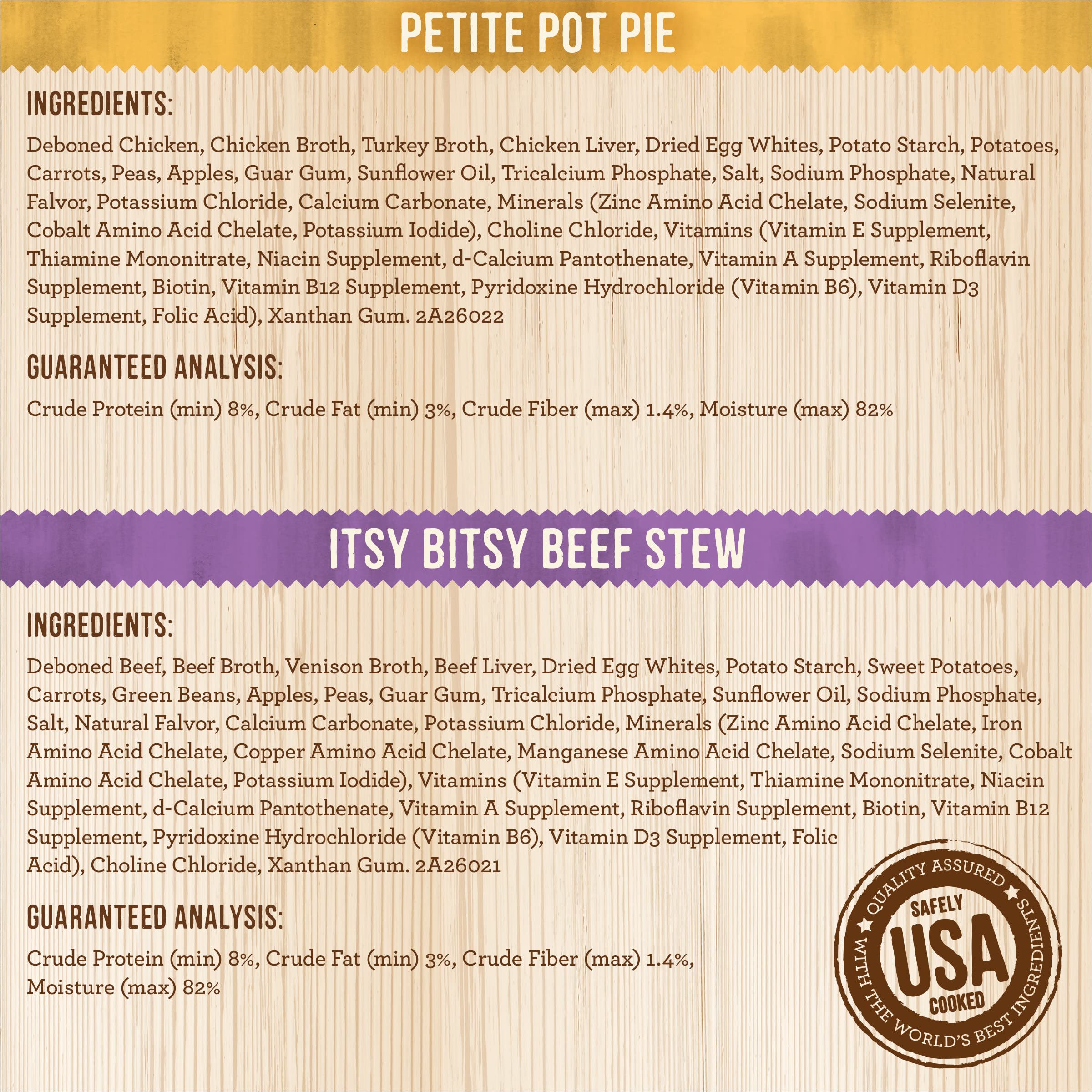 Merrick Lil Plates Grain Free Dinner Duos Soft Natural Wet Small Dog Food Variety Pack, Beef and Chicken - (Pack of 1) 2.6 lb. T