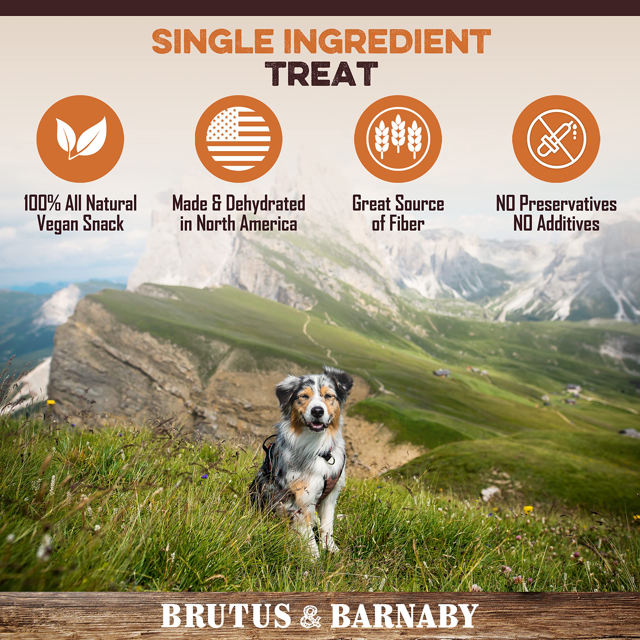 Sweet Potato Slices For Dogs - Half Slices, 2 lbs - Single Ingredient Grain Free Dog Treats, Best High Anti-Oxidant Healthy 100%