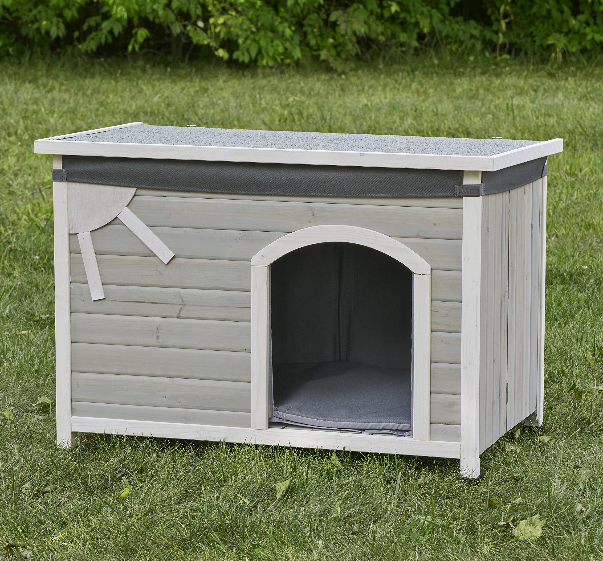 MidWest Homes for Pets Eilio Dog House Insulation Kit - Small, Light Gray, Fits 21.74L x 33.59W x 25.28H Inches, Model 12