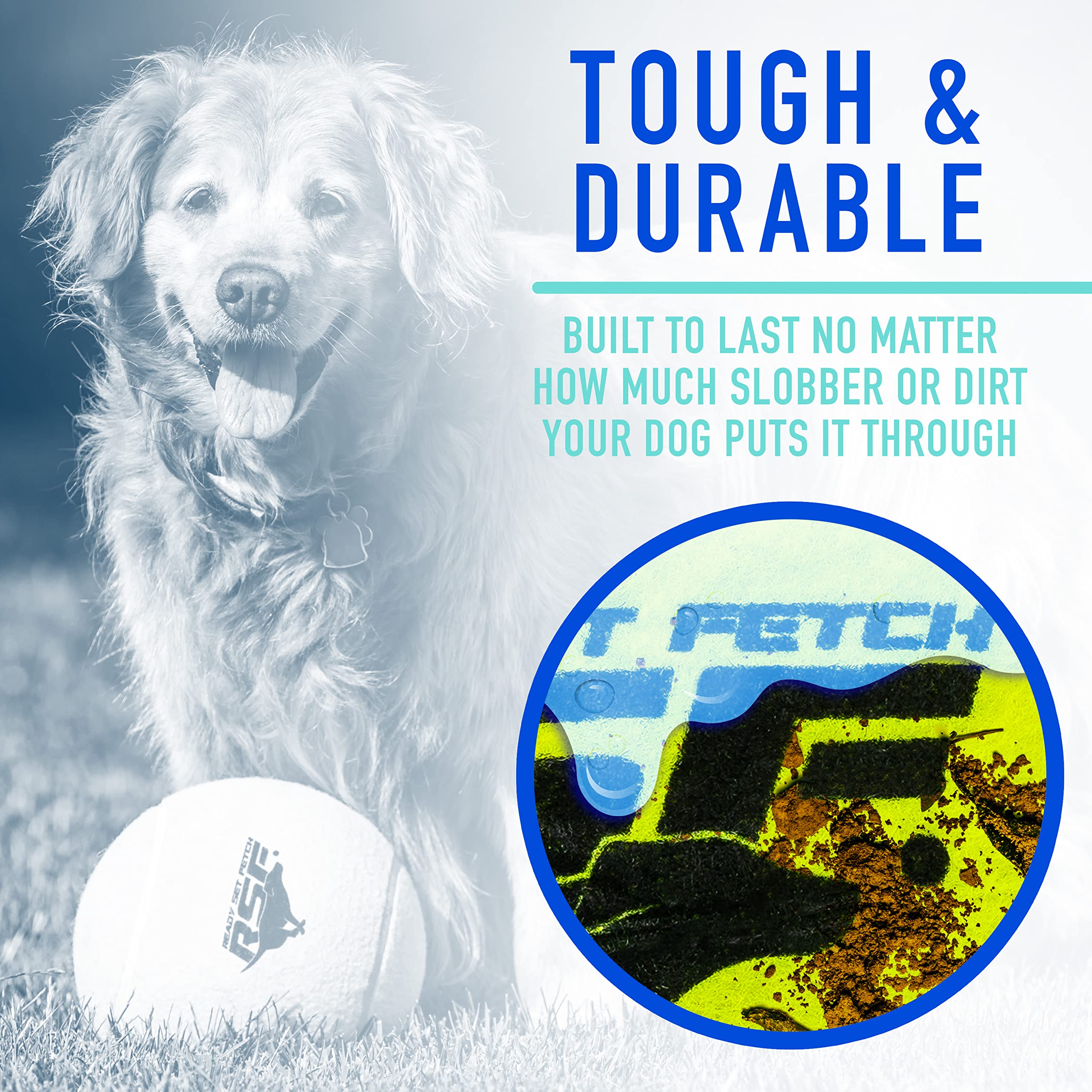 Franklin Pet Supply Oversized Dog Tennis Ball - 8.5" Jumbo Yellow/White - Pump Included