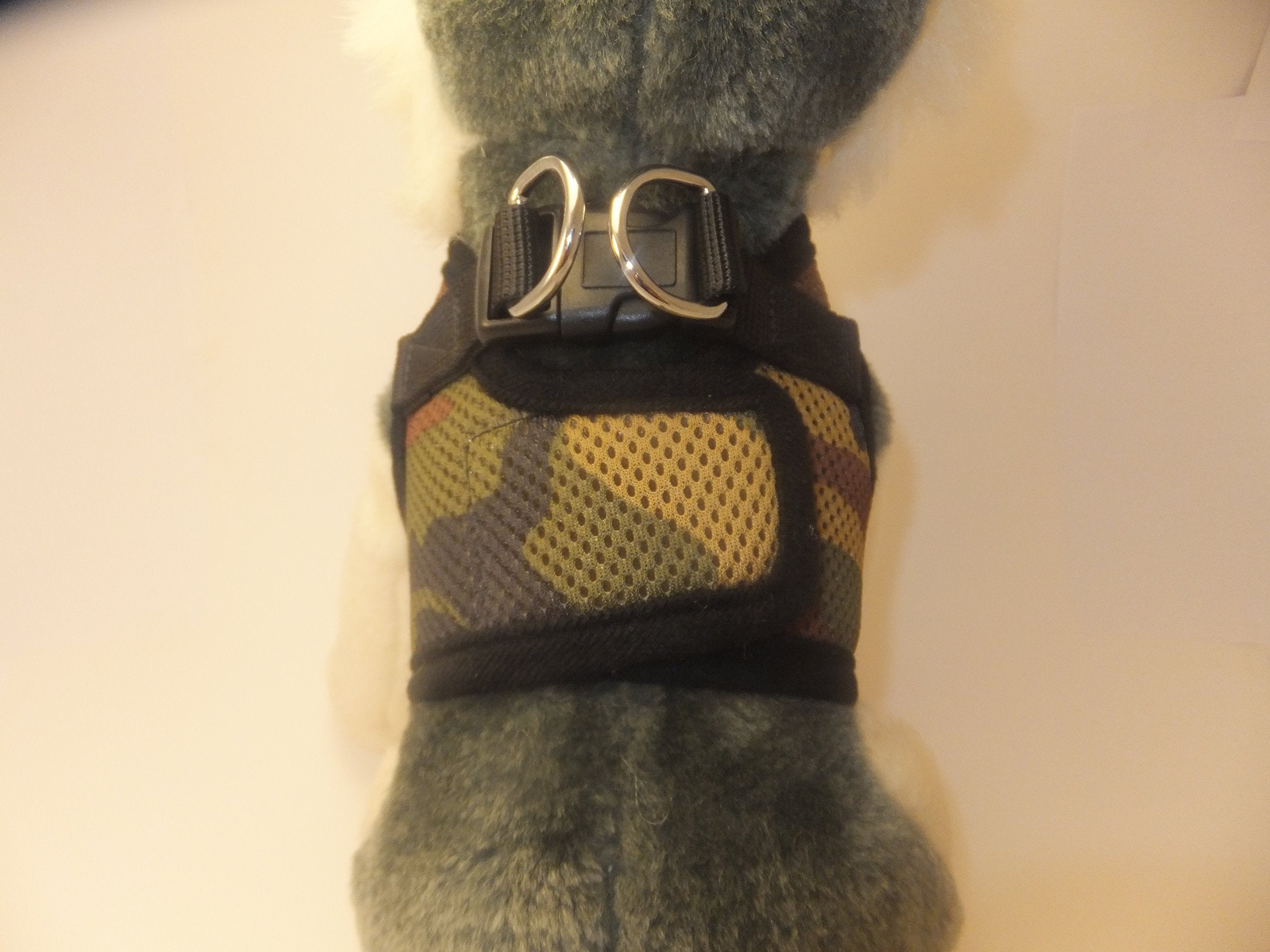 Snazzi Pet Soft Mesh Comfy Step In Dog Vest Harness Tiny Xs Small Dogs 2-16 Lbs Teacup Mini Toy Puppy (Camo, Xs 9.5'-11.5' 2-4 Lbs)