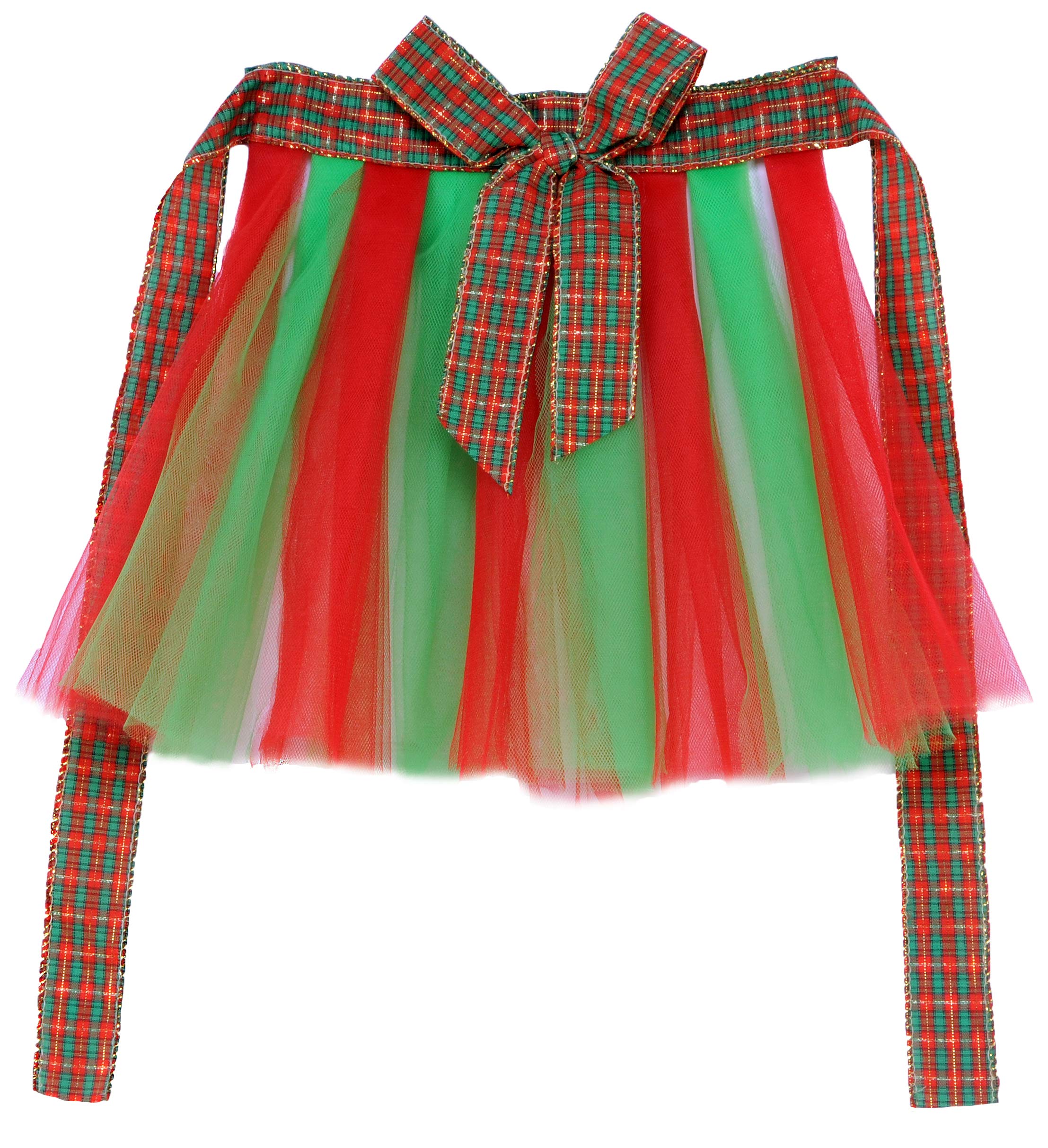 Rubies Christmas Costume Pet Tutu, Red/Green, Small/Medium