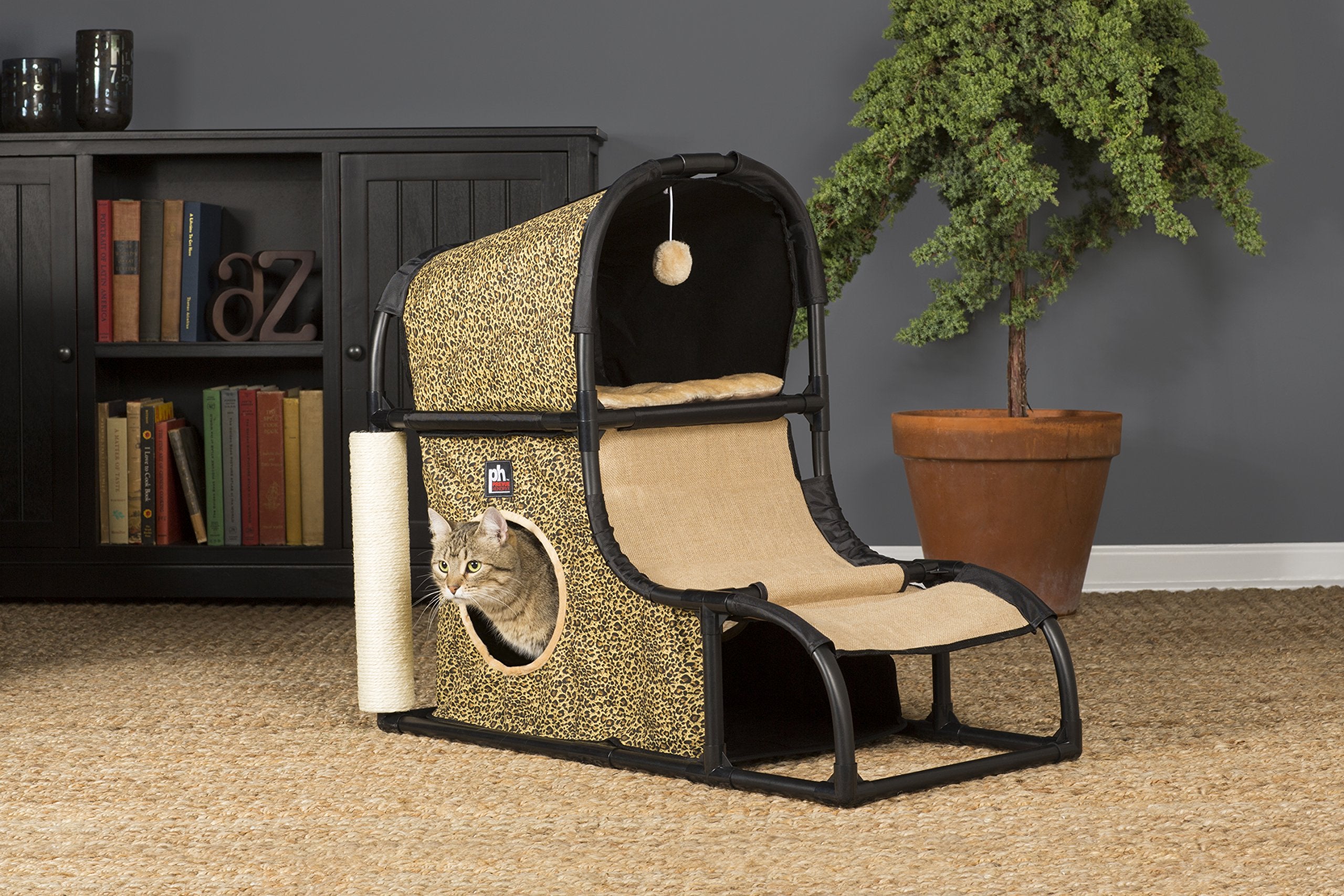 Prevue Pet Products Catville Loft Leopard Print 7220, Leopard Print