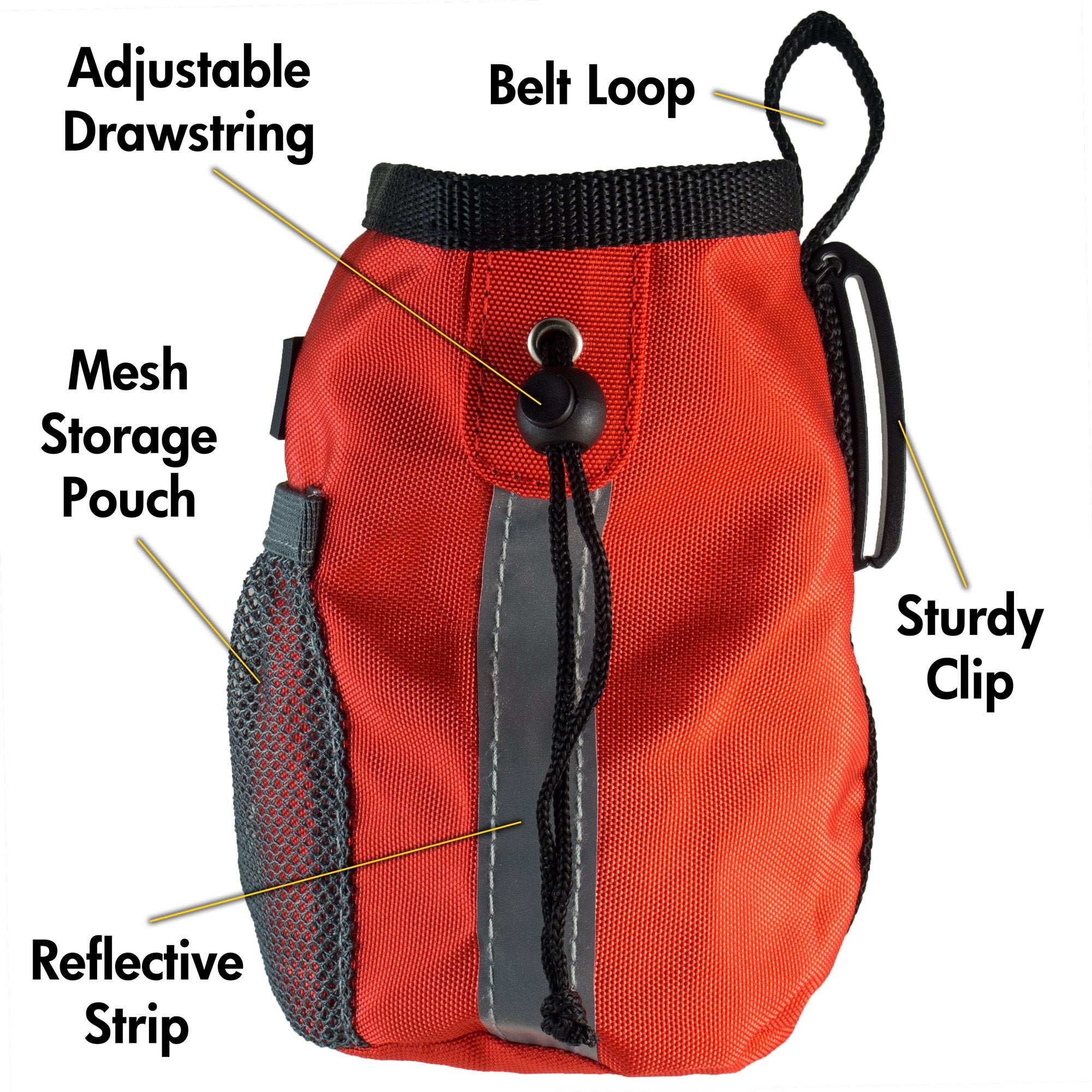 barkOutfitters Reward Treat Pouch - Orange