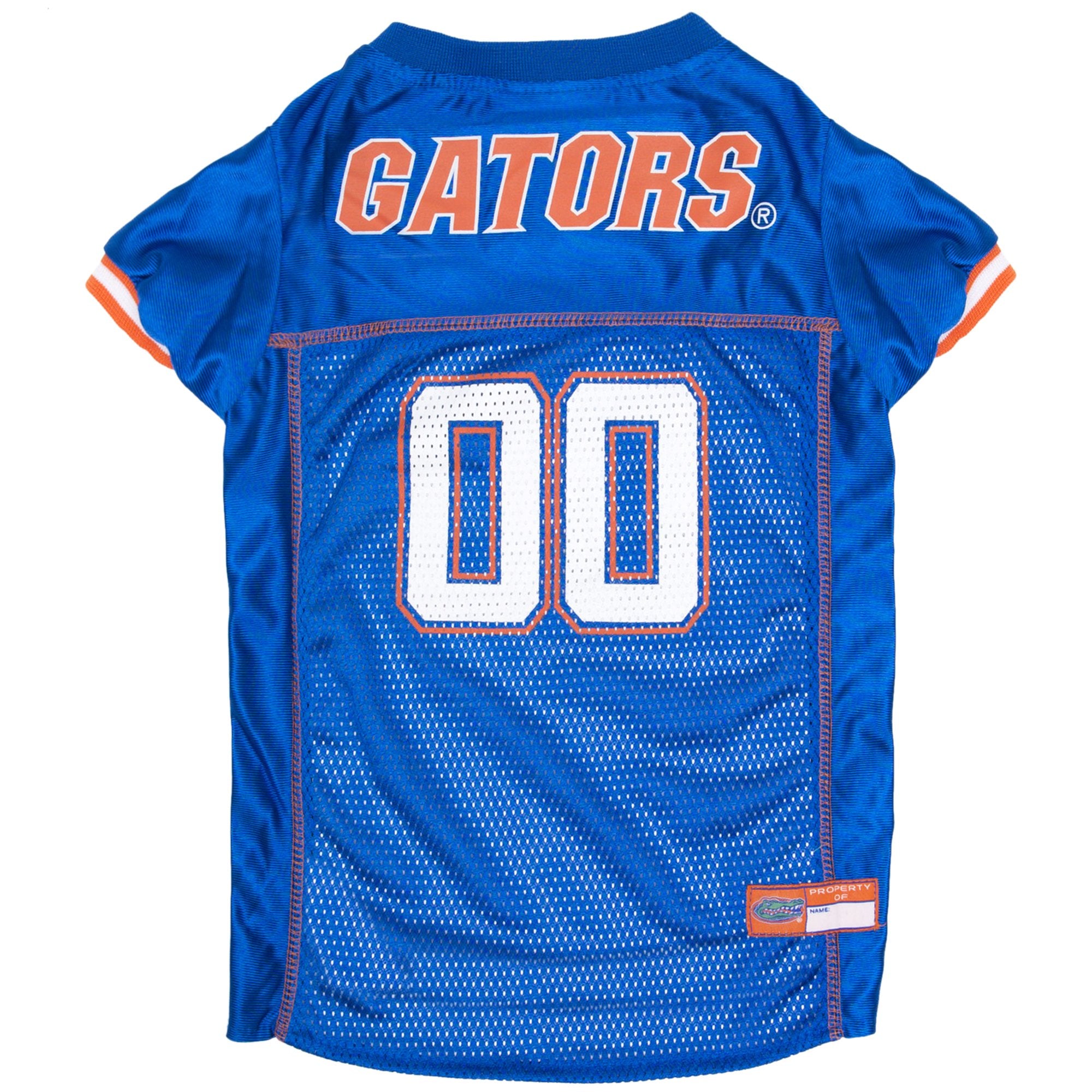 Pets First NCAA College Florida Gators Mesh Jersey for DOGS & CATS, Large. Licensed Dog Jersey with your Favorite Football/Baske