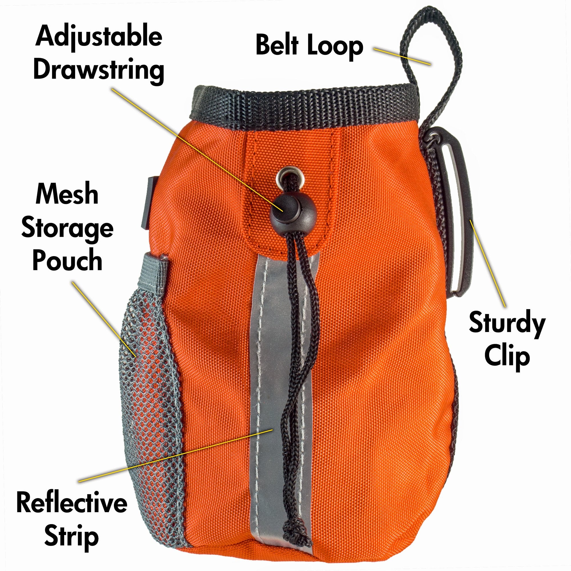 barkOutfitters Reward Treat Pouch - Red, Durable and Functional Design, Perfect for Training and Treats, Model: FBA_bORewardTreatPouch-P
