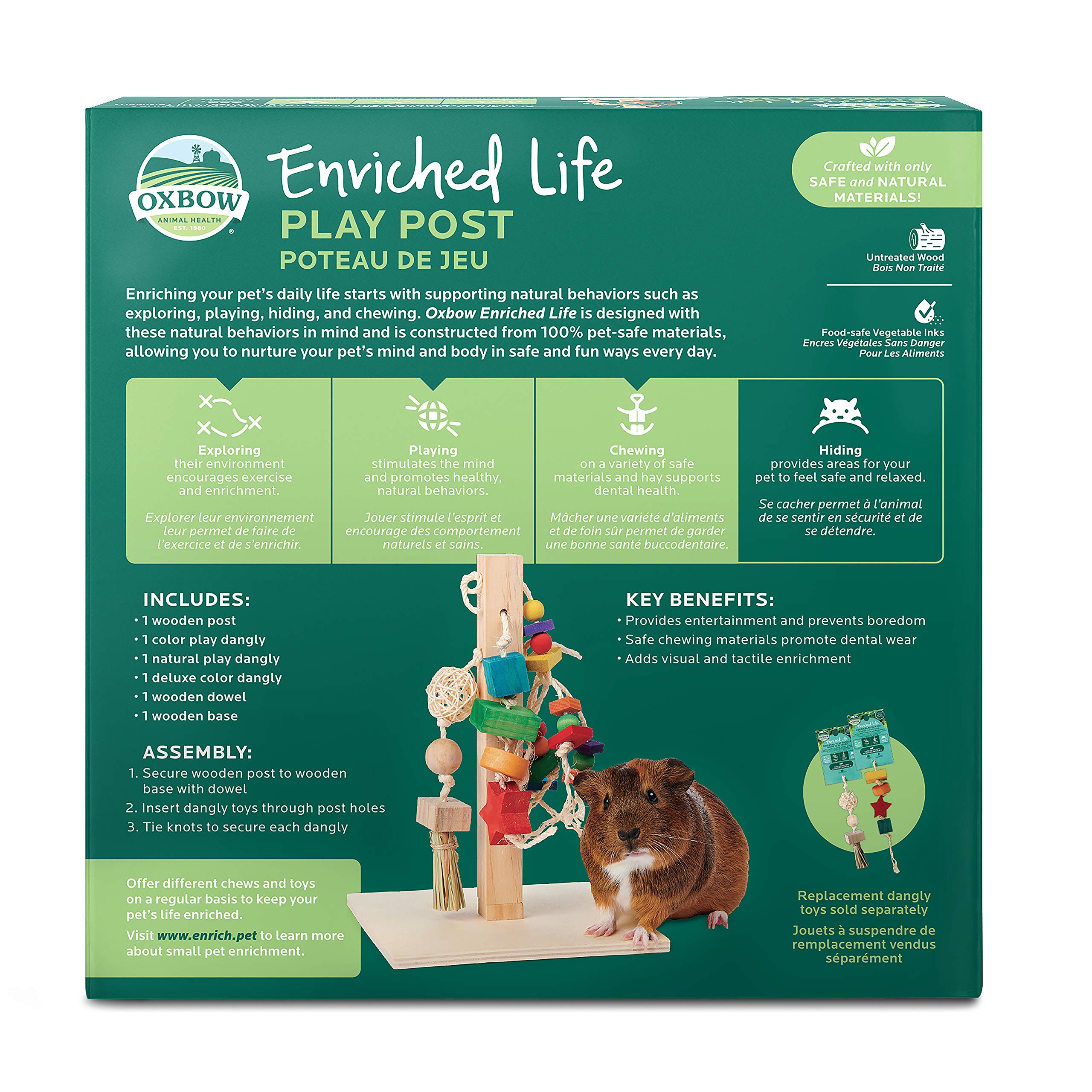 Oxbow Enriched Life Rabbit Play Post Small Breeds