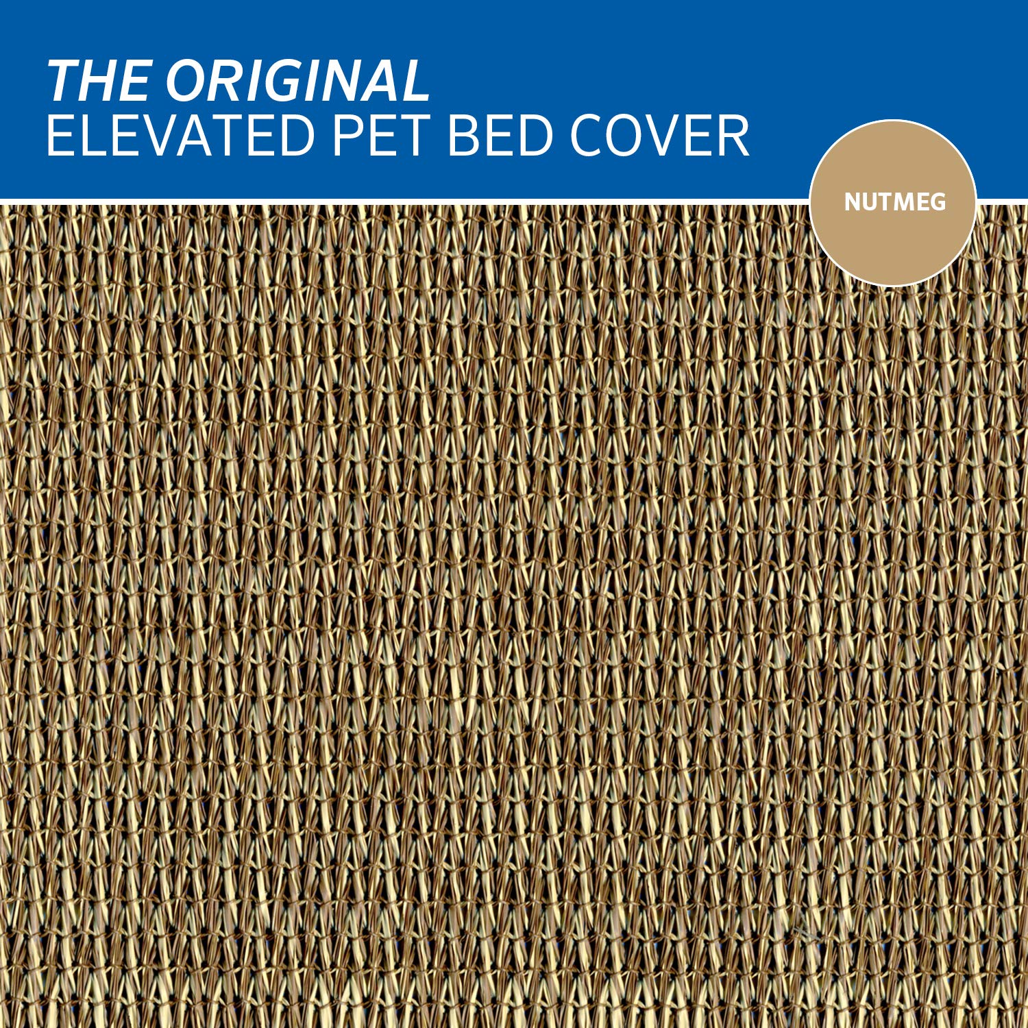 Original Pet Bed Replacement Cover - Nutmeg - Medium (35' X 25.5')