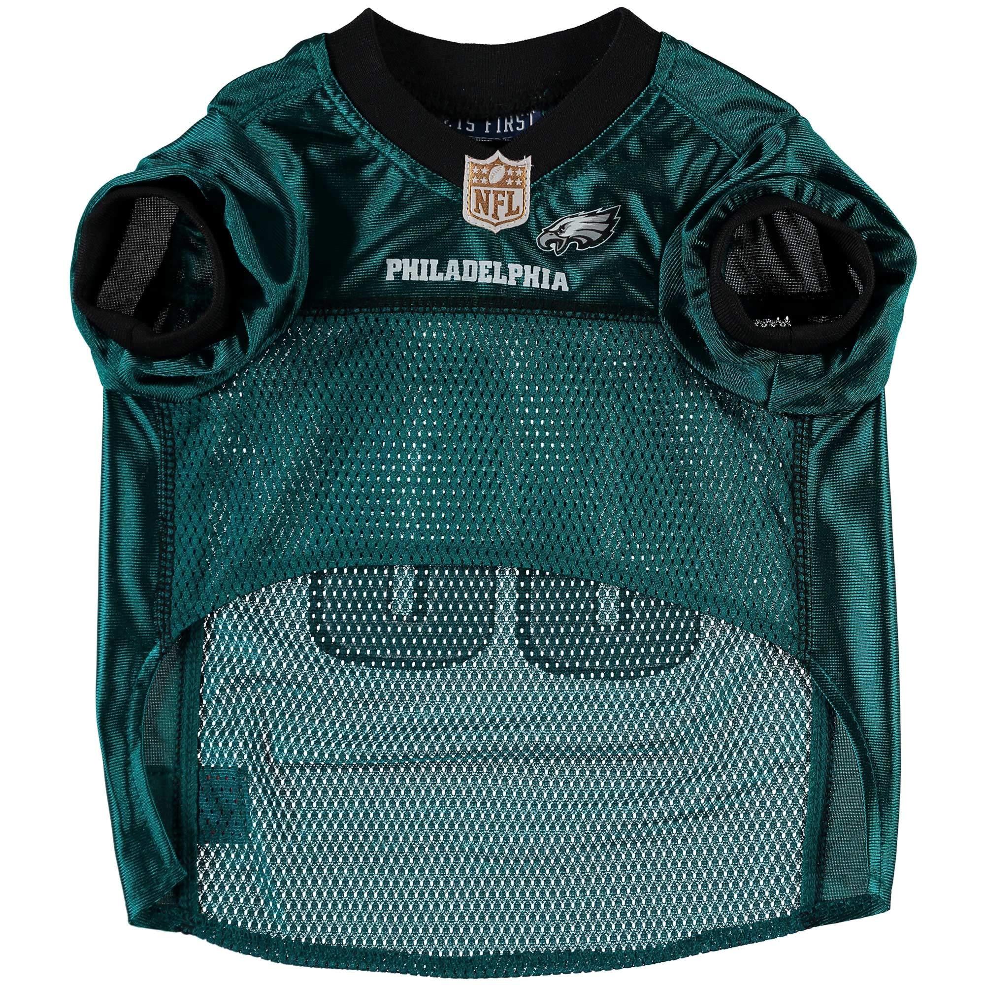 Pets First Nfl Philadelphia Eagles Dog Jersey, Medium, Poly-Mesh And Satin, Officially Licensed