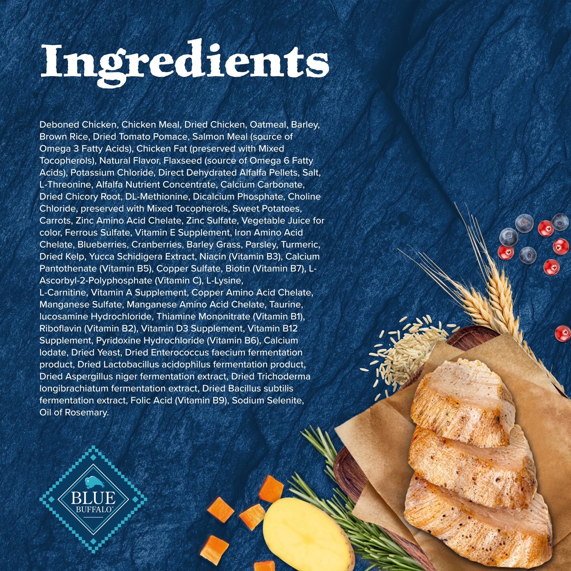 Blue Buffalo Wilderness High-Protein Small-Bite Dry Dog Food for Adult Dogs, Made in The USA with Natural Ingredients Plus Whole
