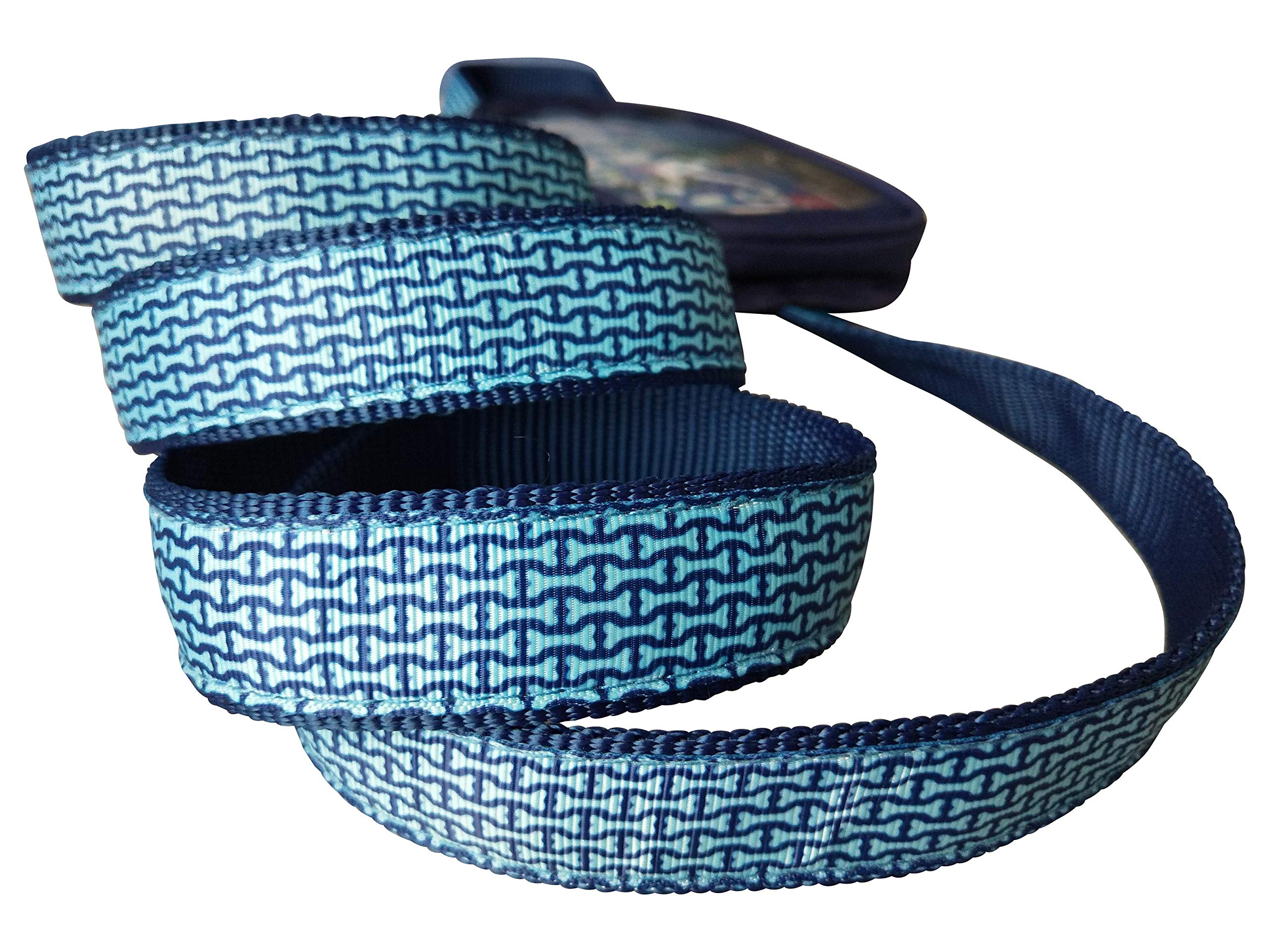 Soggy Doggy No-Pockets Leash - Dog Leash with Waterproof Touch Screen Phone Holder - Suitable for Medium to Large Dogs Blue 60
