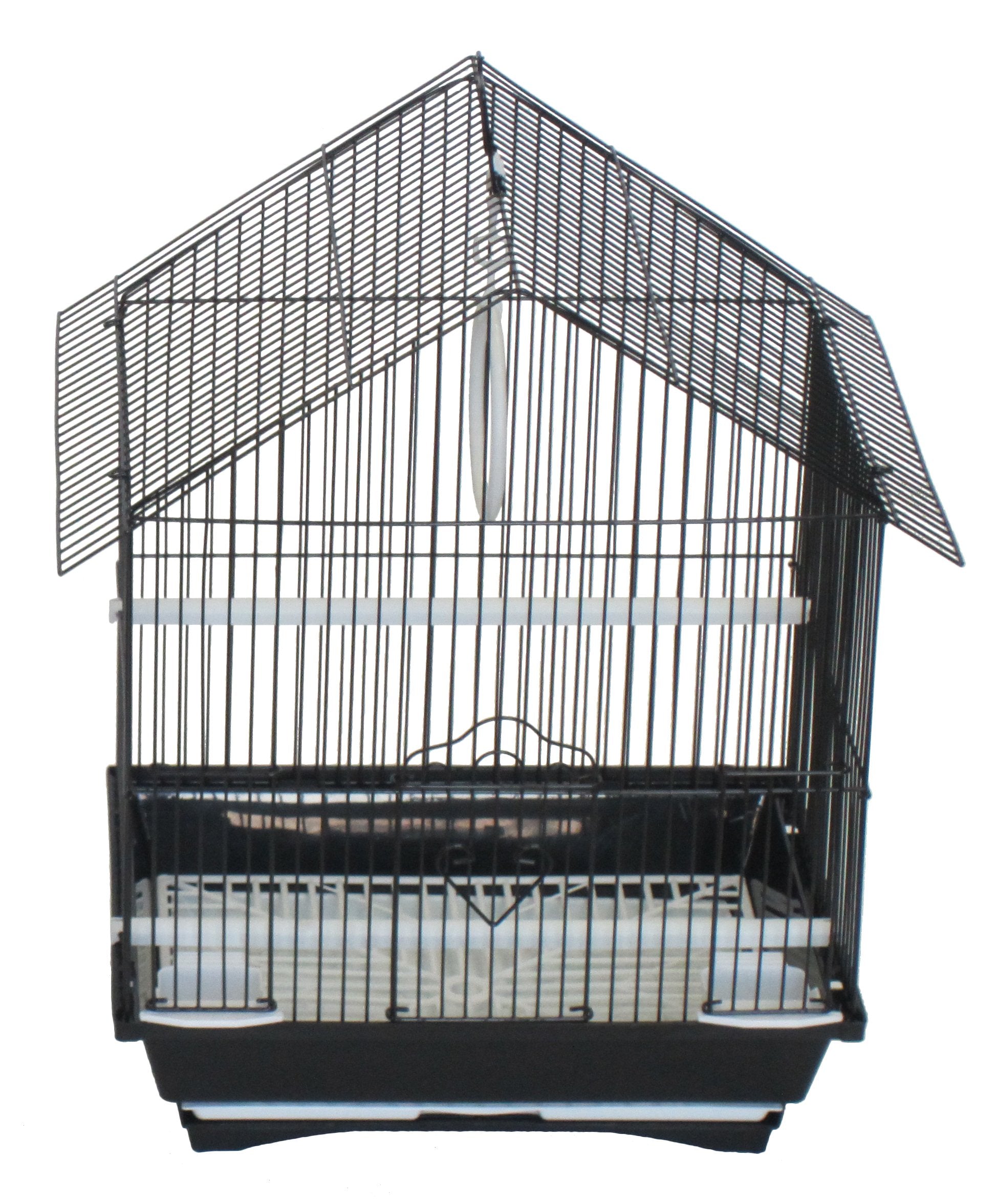 Yml A1114Mblk House Top Style Small Parakeet Cage, 11'' X 9'' X 16''