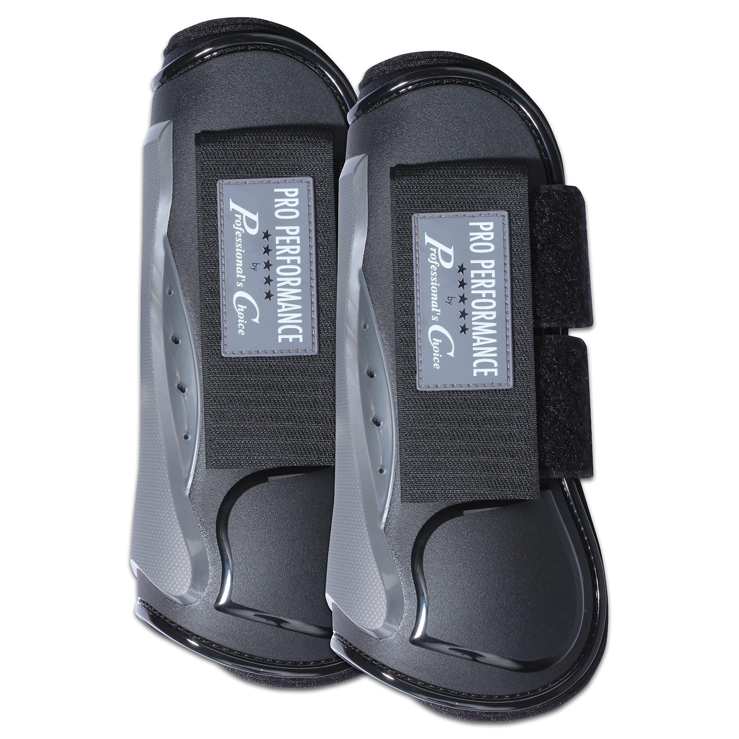 Professional'S Choice Pro Performance Show Jump Boots | Front Pair | Black | Universal Size