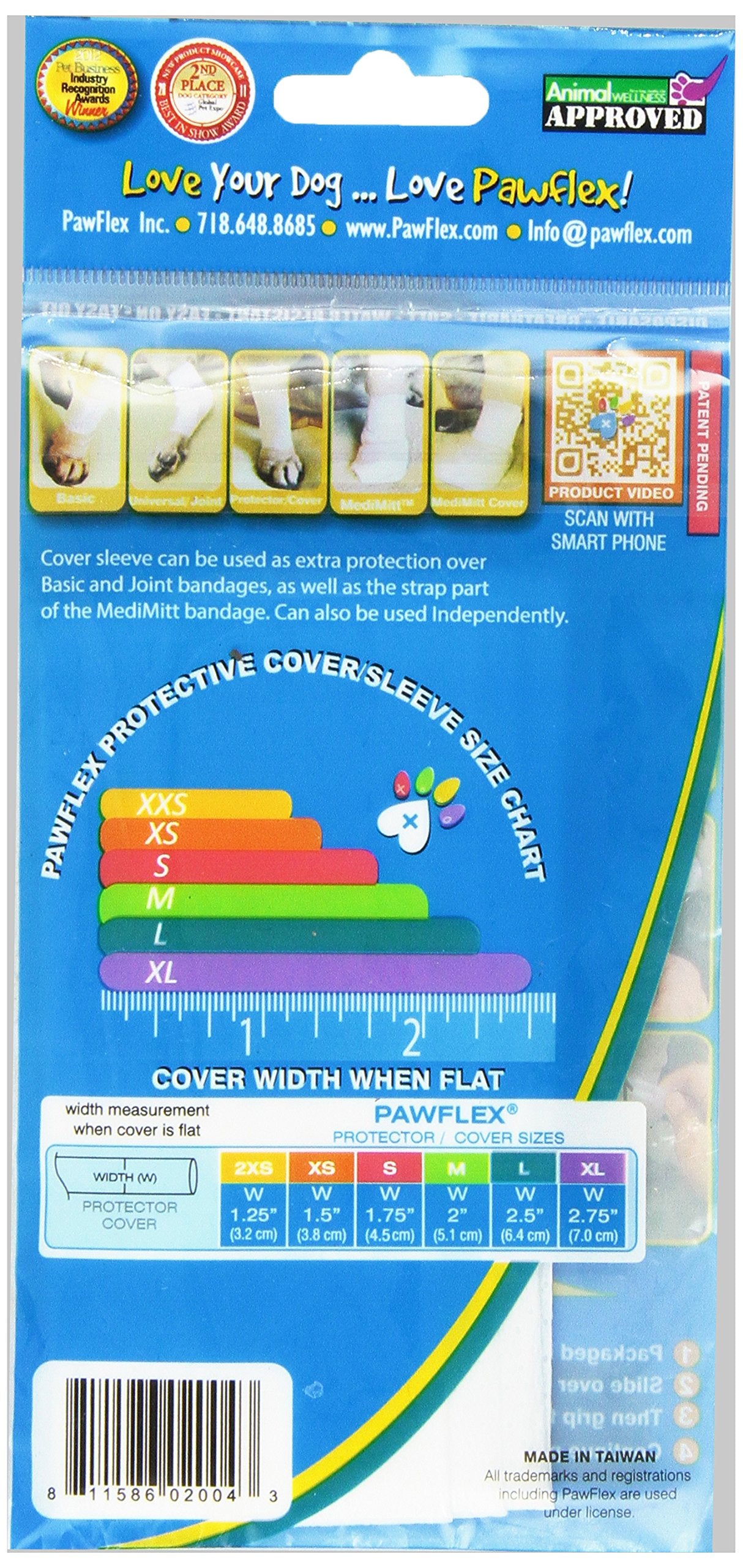 Pawflex Bandages Protective Covers for Pets (Pack of 3) Large