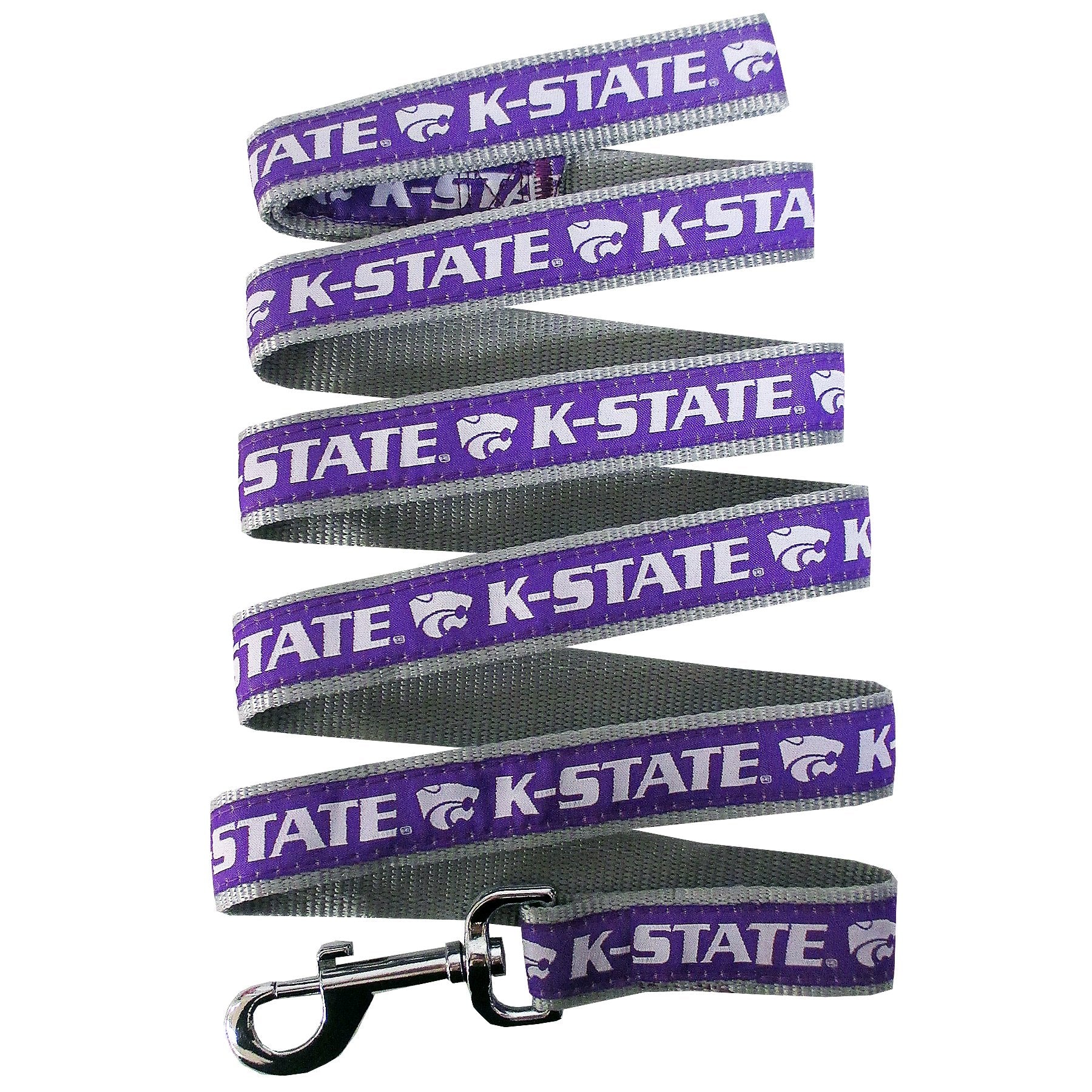 NCAA PET Leash, Large, Kansas State Wildcats, Dog Leash, Shiny & Colorful Leash for Dogs & Cats Licensed by The NCAA