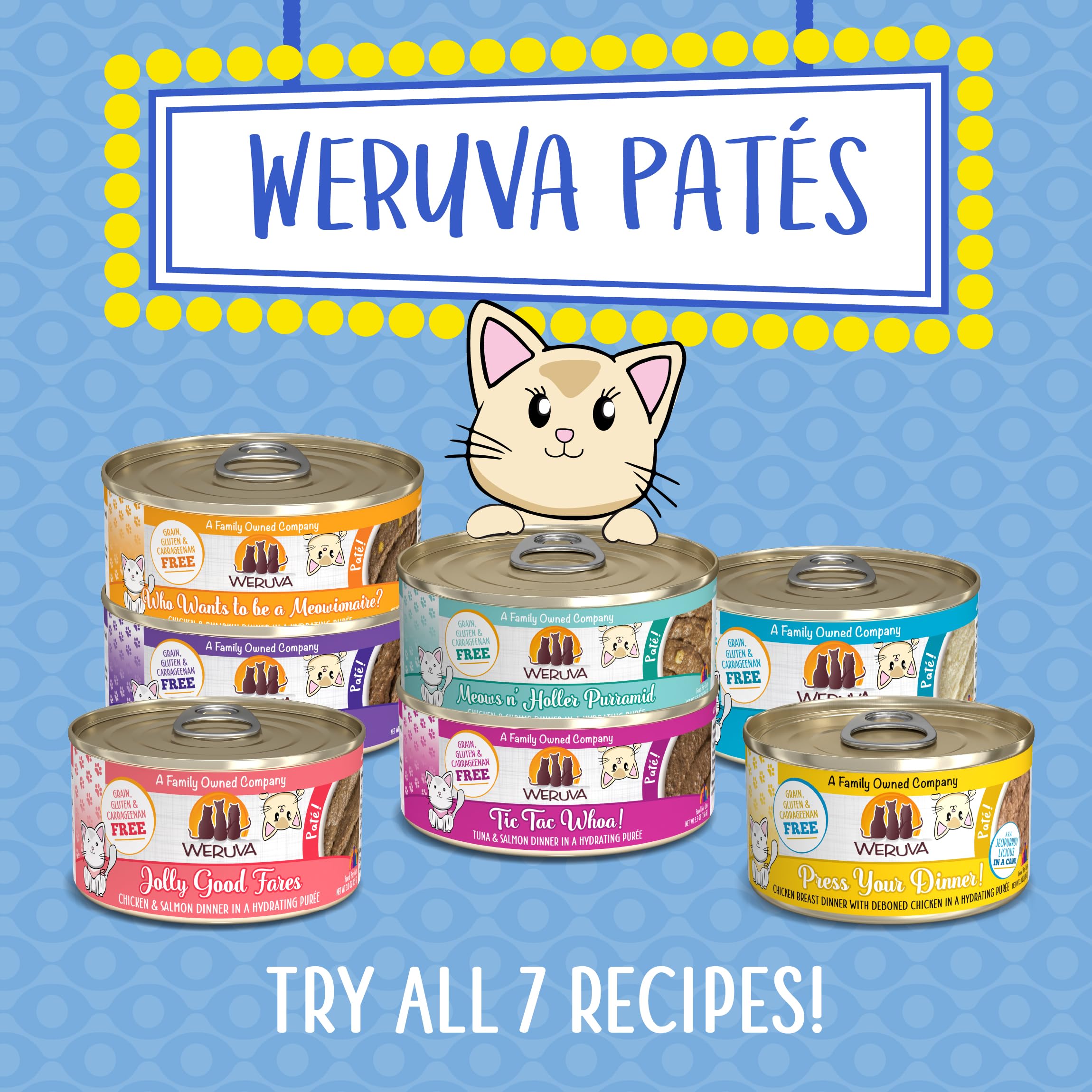 Weruva Wet Cat Food, Meal or No Deal with Chicken and Beef Pate, 10oz Can, Pack of 12