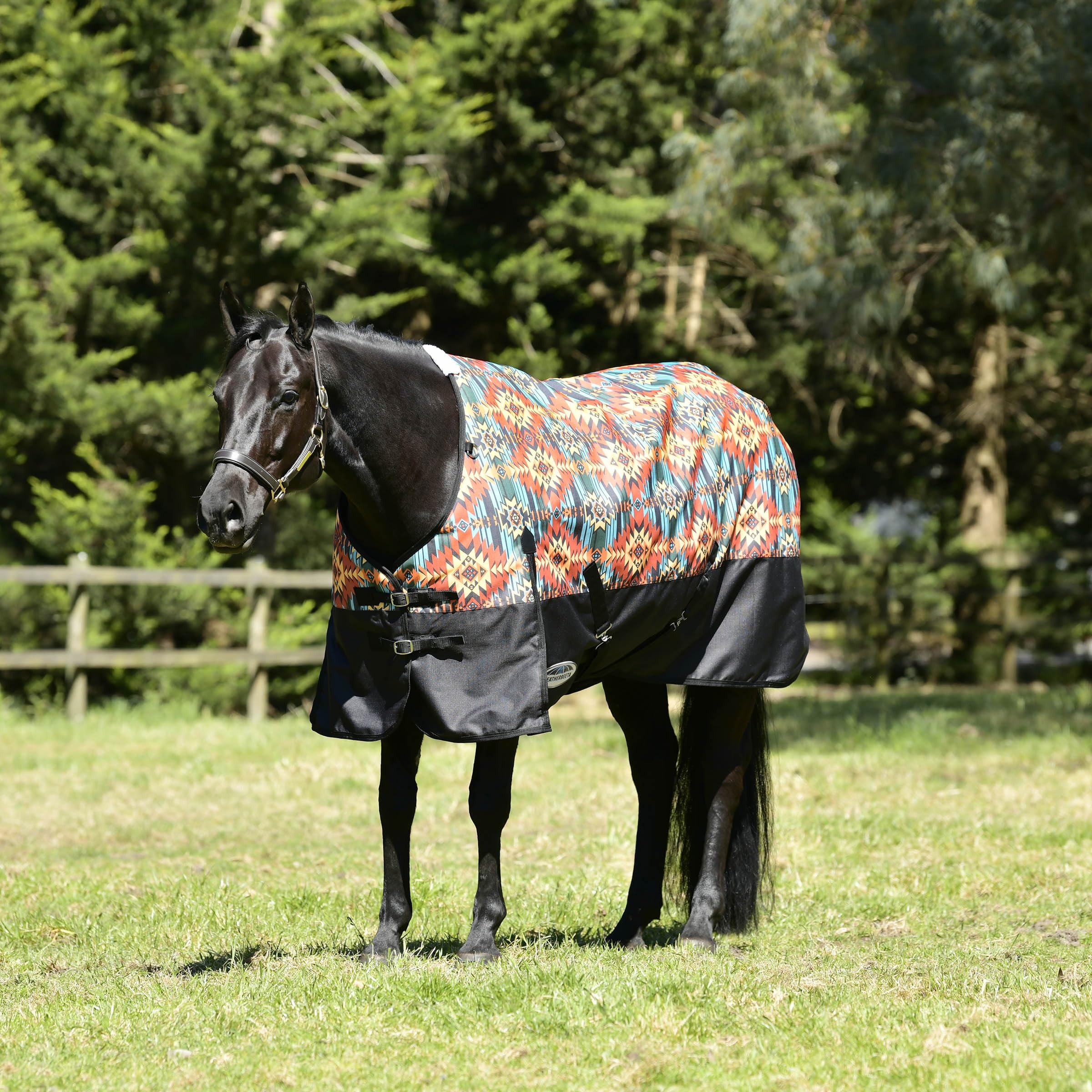 Weatherbeeta Comfitec Essential Standard Neck Lite, Western Sunset Print, 72''