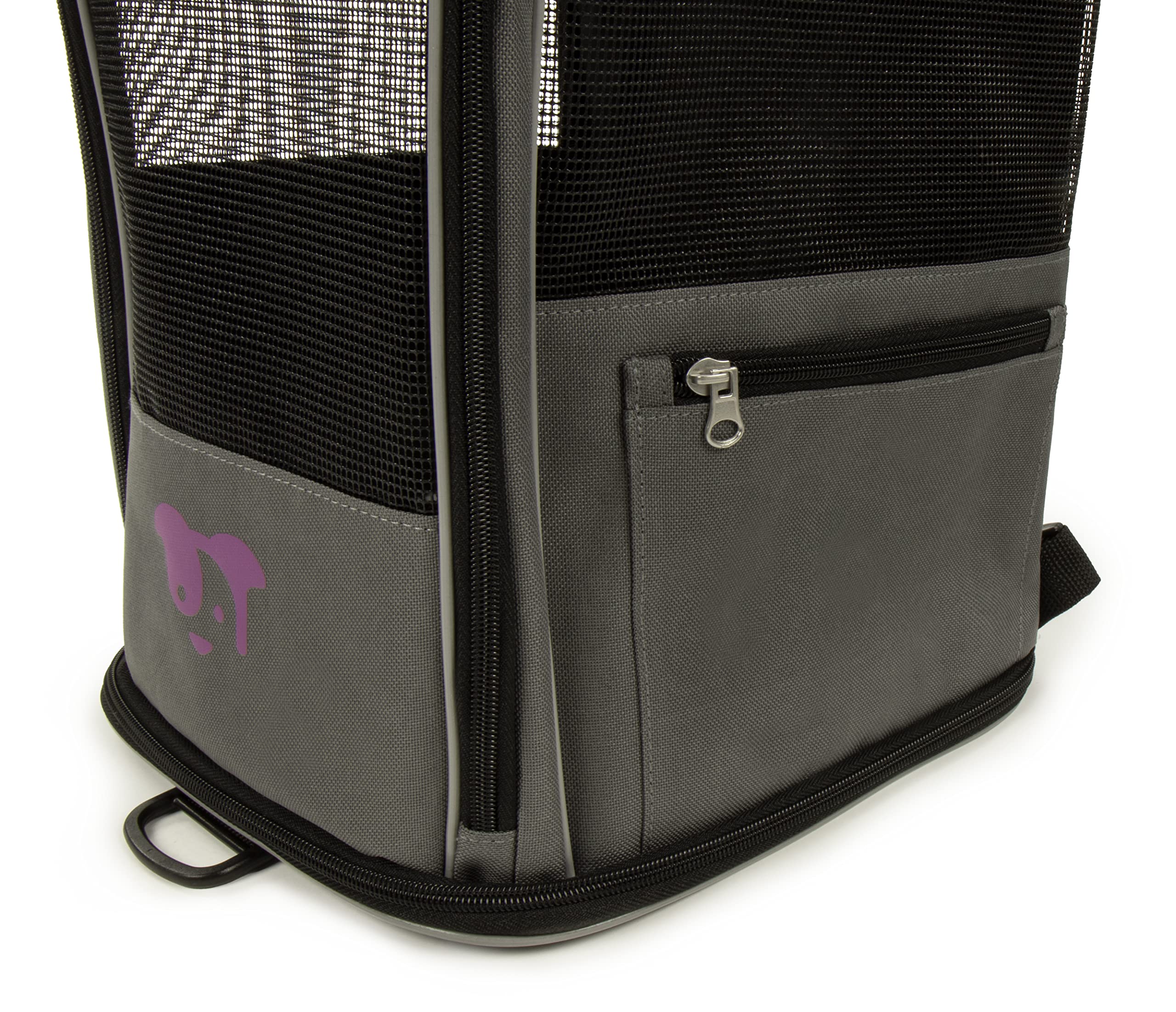 TrustyPup 2-in-1 Pet Backpack Travel Carrier, Airline Approved & Guaranteed On Board - Gray, Medium