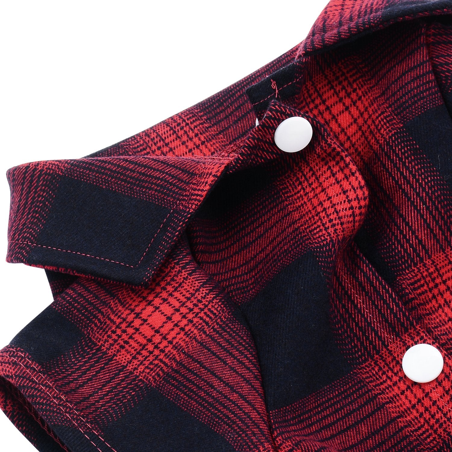 Koneseve Dog Shirt, Pet Plaid Clothes Shirt T-Shirt, Sweater Bottoming Shirt For Small Dog Cat Puppy Grid Adorable Wearing Stylish Cozy Halloween,Christmas Costumes {Red;M/Medium}