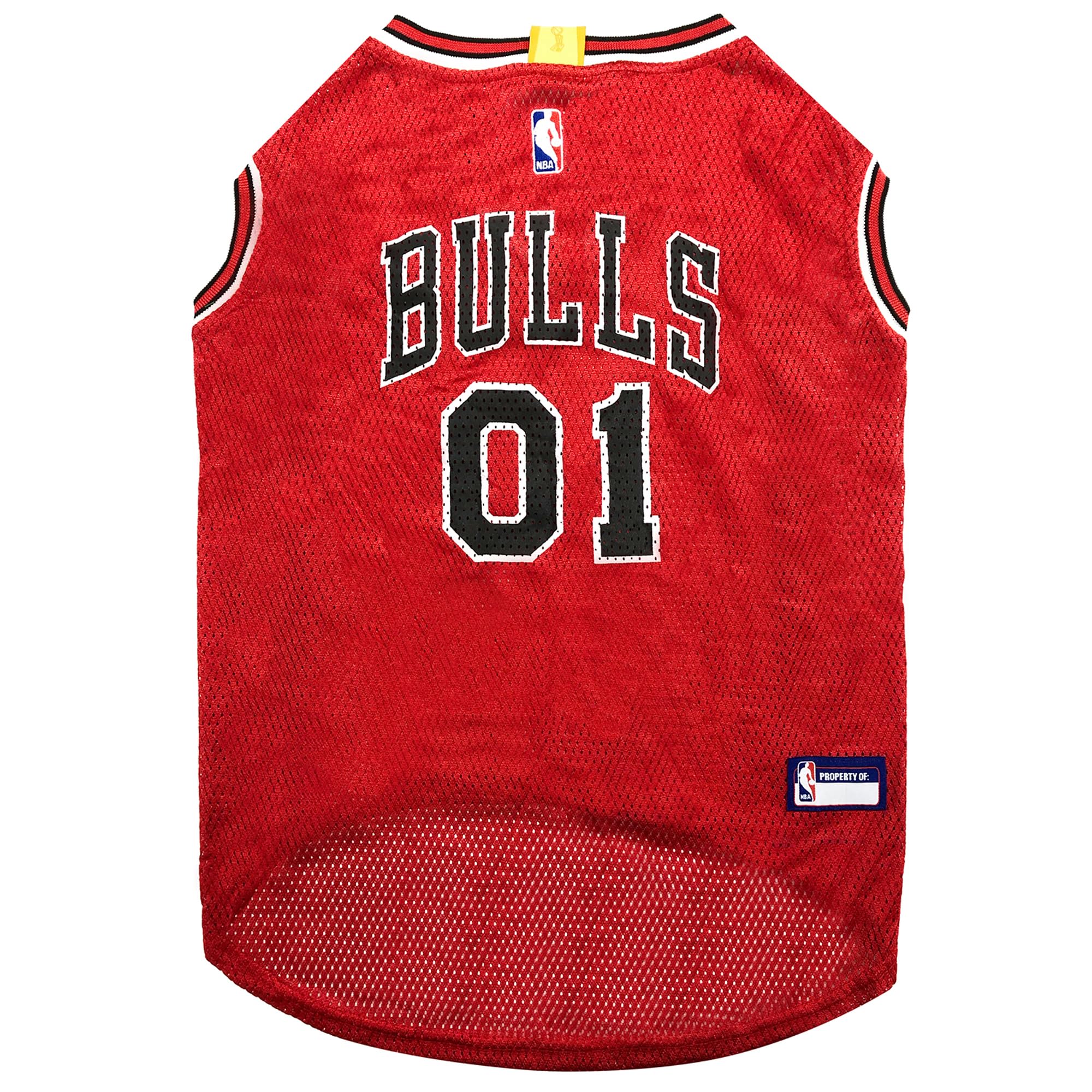 Pets First NBA CHICAGO BULLS DOG Jersey, Medium - Tank Top Basketball Pet Jersey