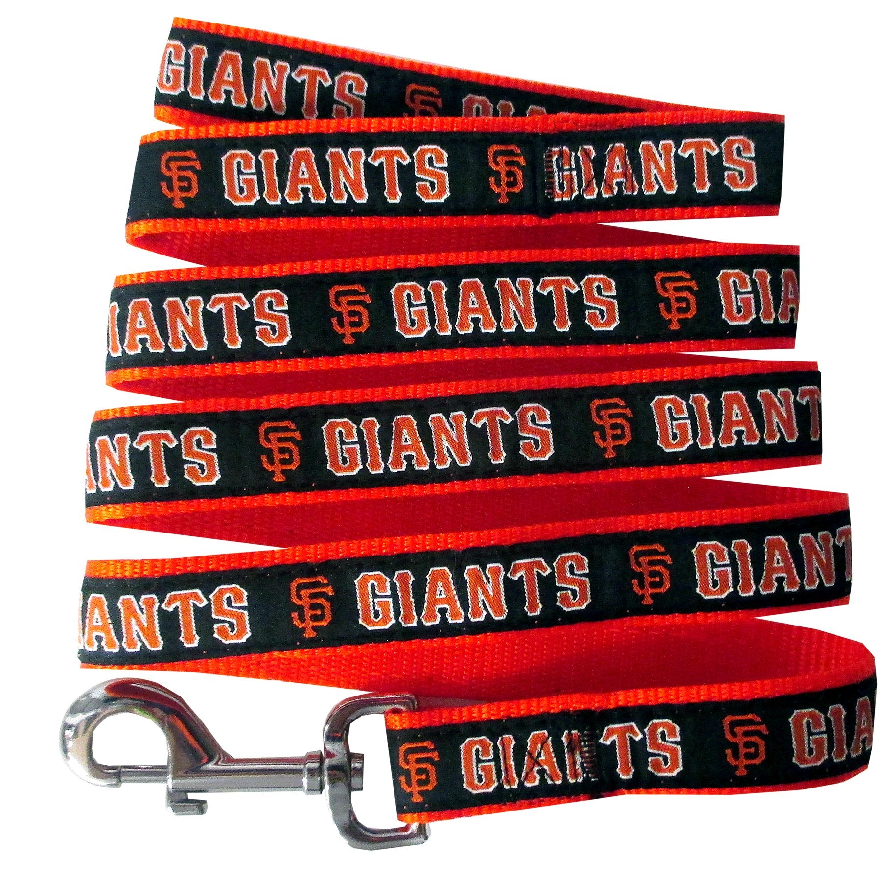 MLB PET Leash, Medium, San Francisco Giants Dog Leash, Baseball Team Leash for Dogs & Cats. A Shiny & Colorful Dog & Cat Leash w
