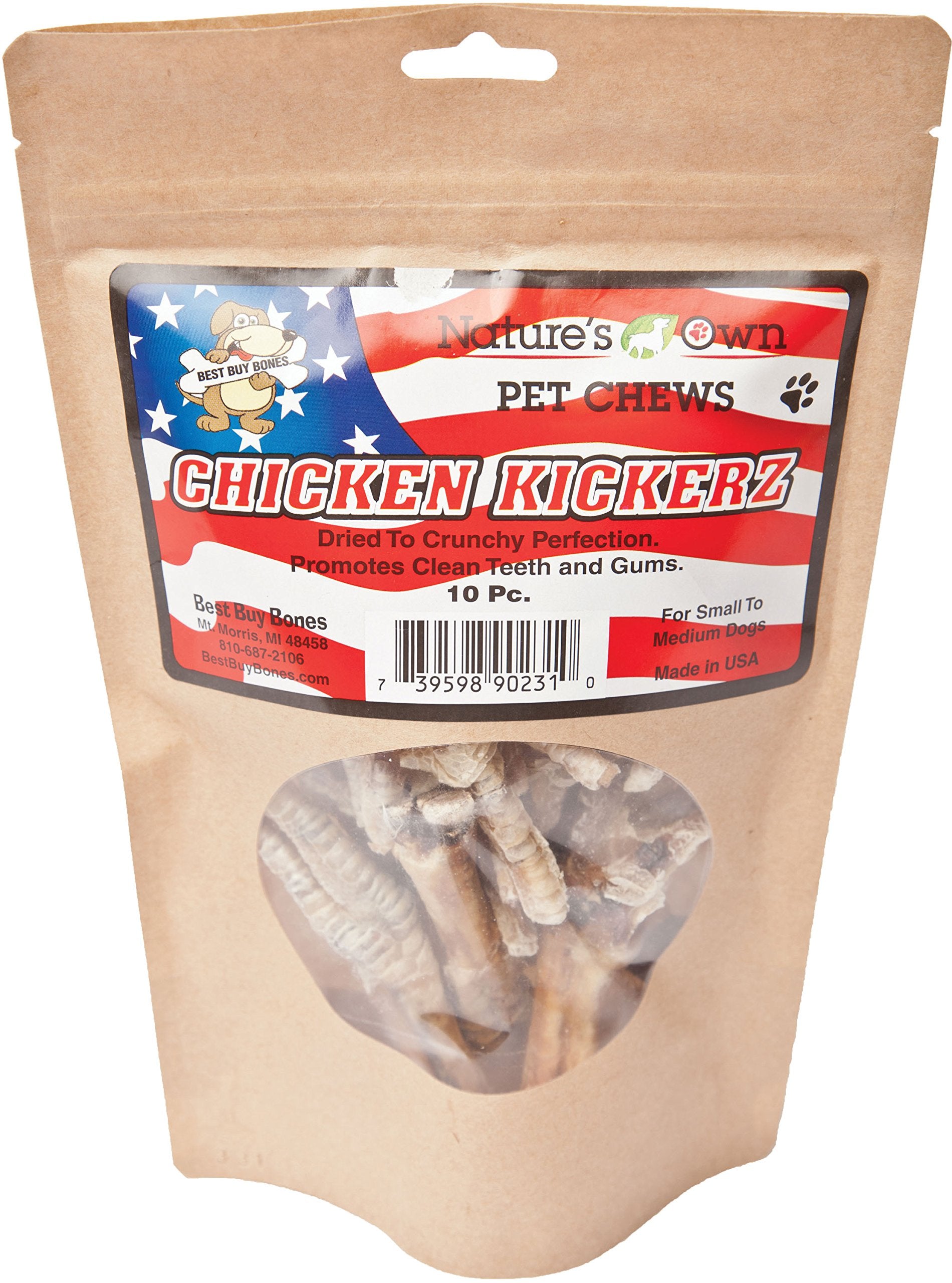 Best Buy Bones Pet Treat Bones, Chicken Kickerz, 10-Pack