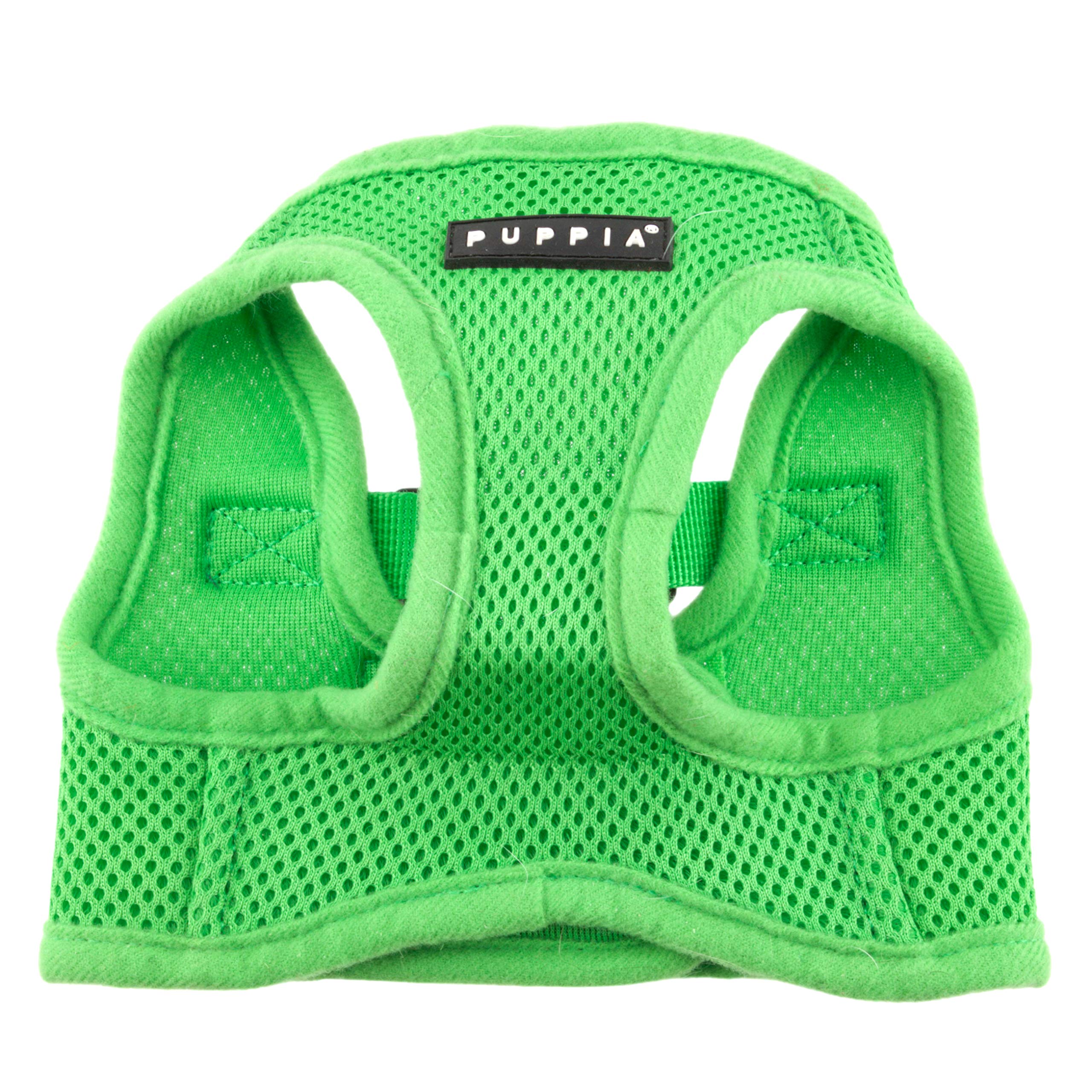 PUPPIA International Harness Soft B Vest, Medium, Green