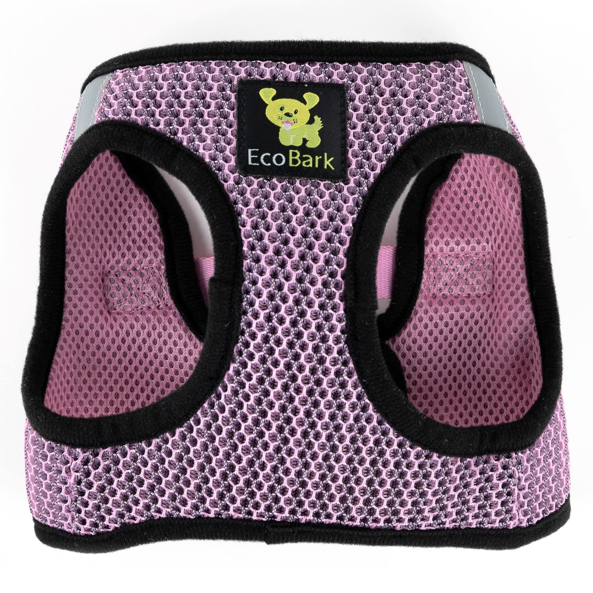 Ecobark Step In Dog Harness - Teacup Dog Harness For Xxxs, Xxs, Xs, And Small Dogs - Soft Mesh Mini Body Halter For Toy Breeds And Puppies - Dog Harness Vest Under 5 Pounds Lbs (Xxxs, Lilac Pink)