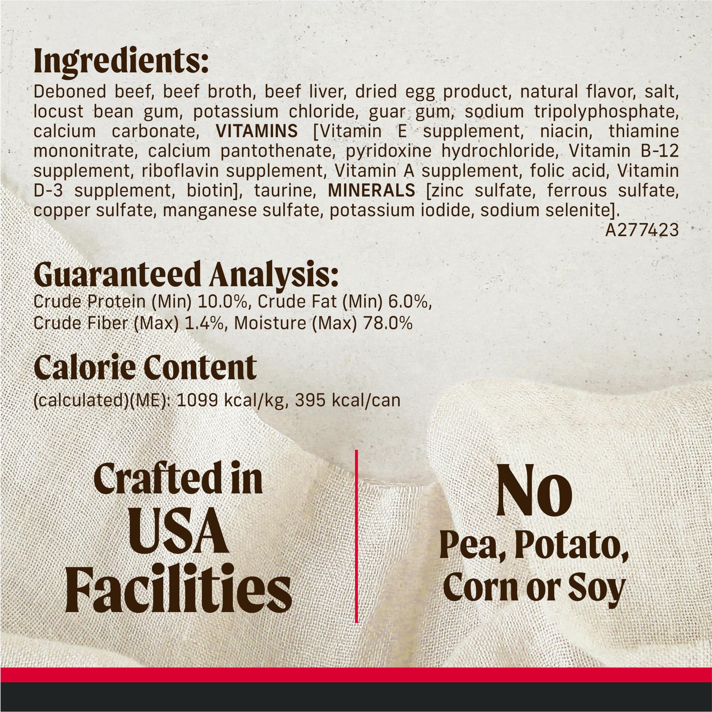 Merrick Backcountry Grain Free Premium Canned Wet Dog Food, Soft And Healthy Recipe, Real Beef Dinner - (Pack of 12) 12.7 oz. Ca