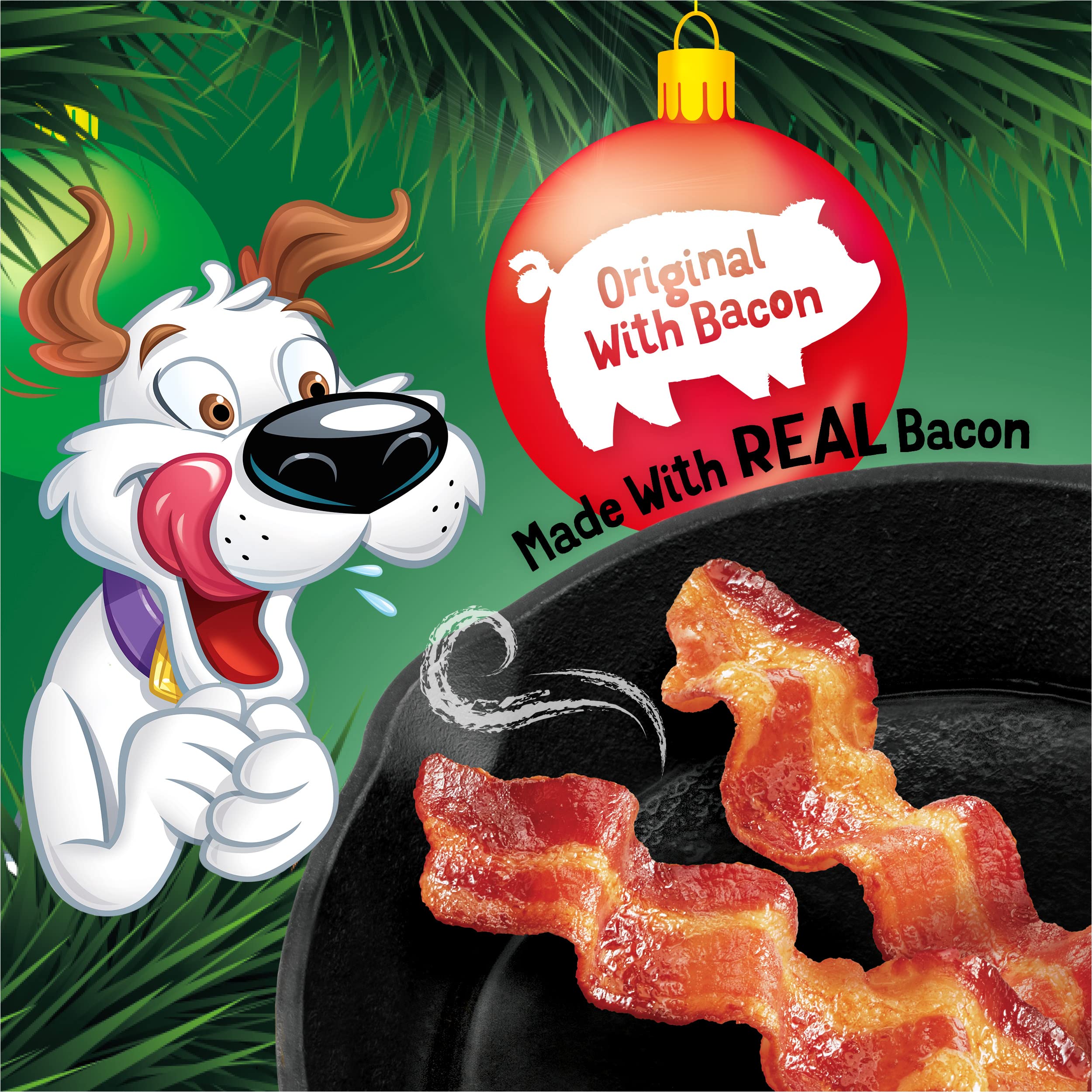 Purina Beggin Strips Dog Treats, Original With Bacon Flavor - 6 oz. Pouch